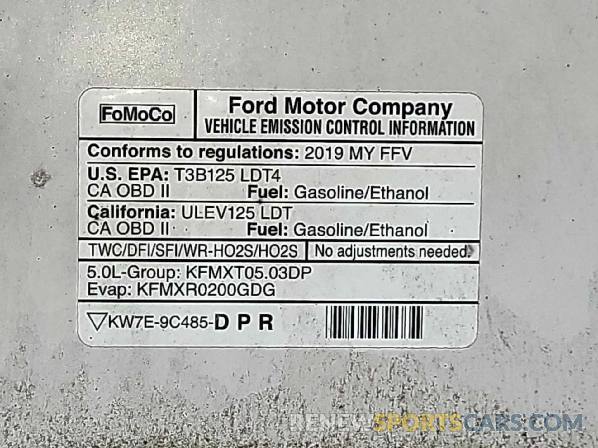 10 Photograph of a damaged car 1FTFW1E51KFD35061 FORD F150 2019