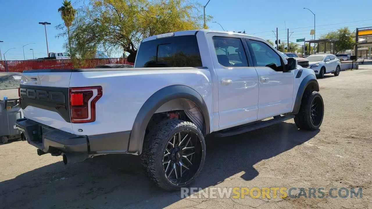 4 Photograph of a damaged car 1FTFW1RG8KFC86369 FORD F150 2019
