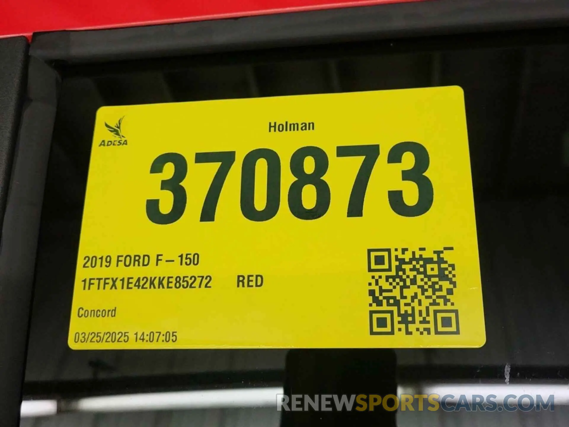 41 Photograph of a damaged car 1FTFX1E42KKE85272 FORD F150 2019