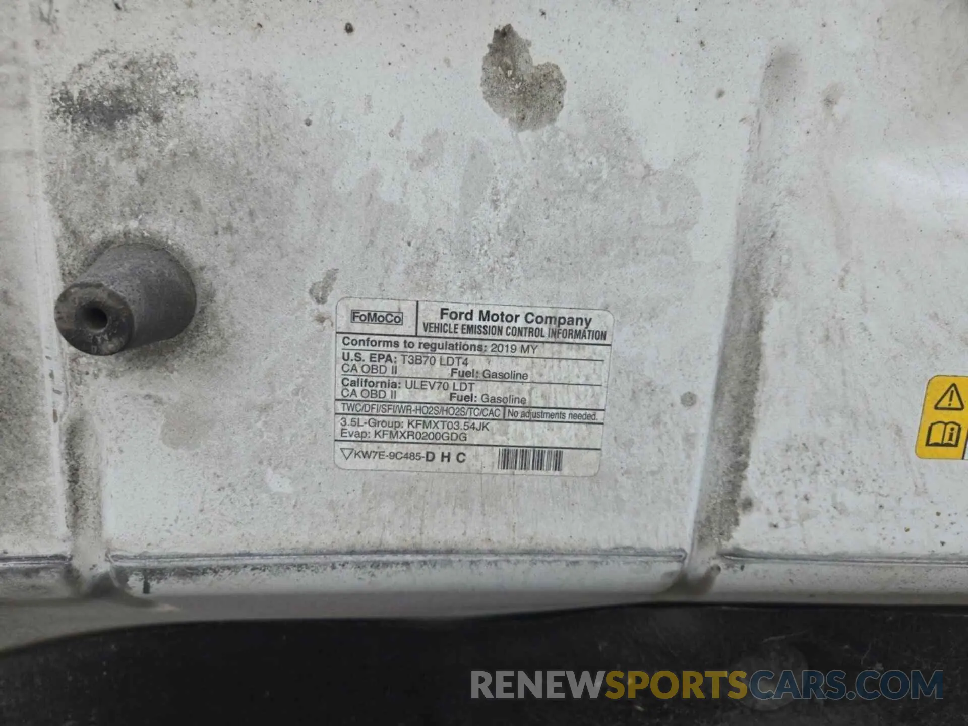 14 Photograph of a damaged car 1FTFX1E44KKC43454 FORD F150 2019