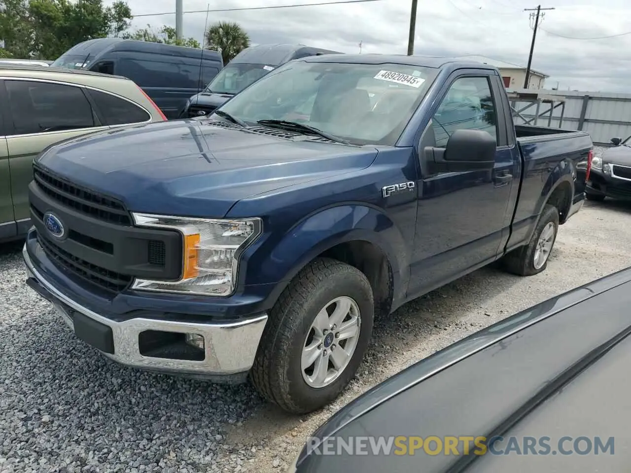 1 Photograph of a damaged car 1FTMF1CP6KKF23383 FORD F150 2019