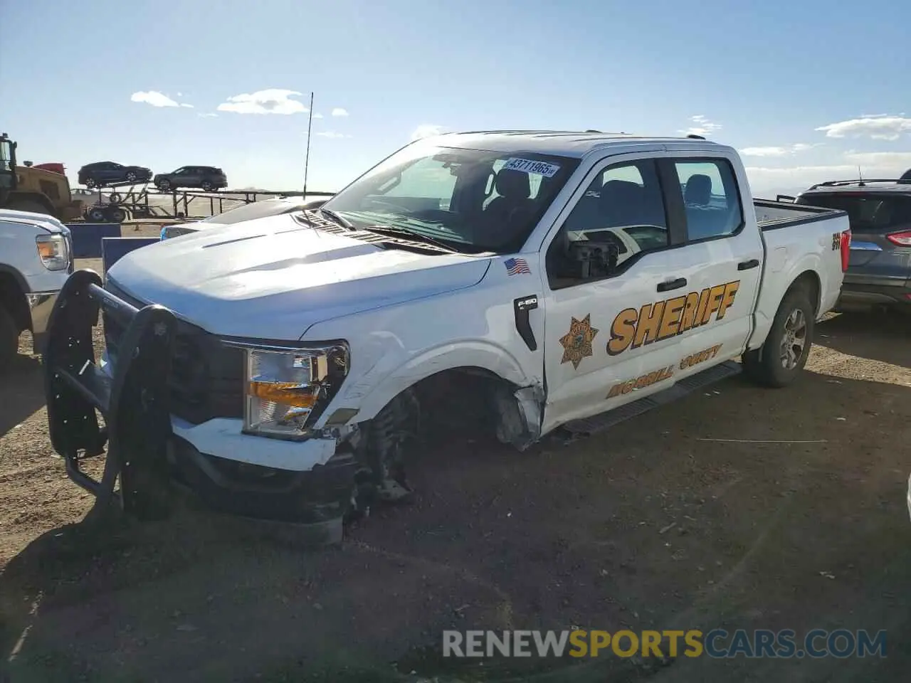 1 Photograph of a damaged car 1FTFW1P80MKE95241 FORD F150 2021