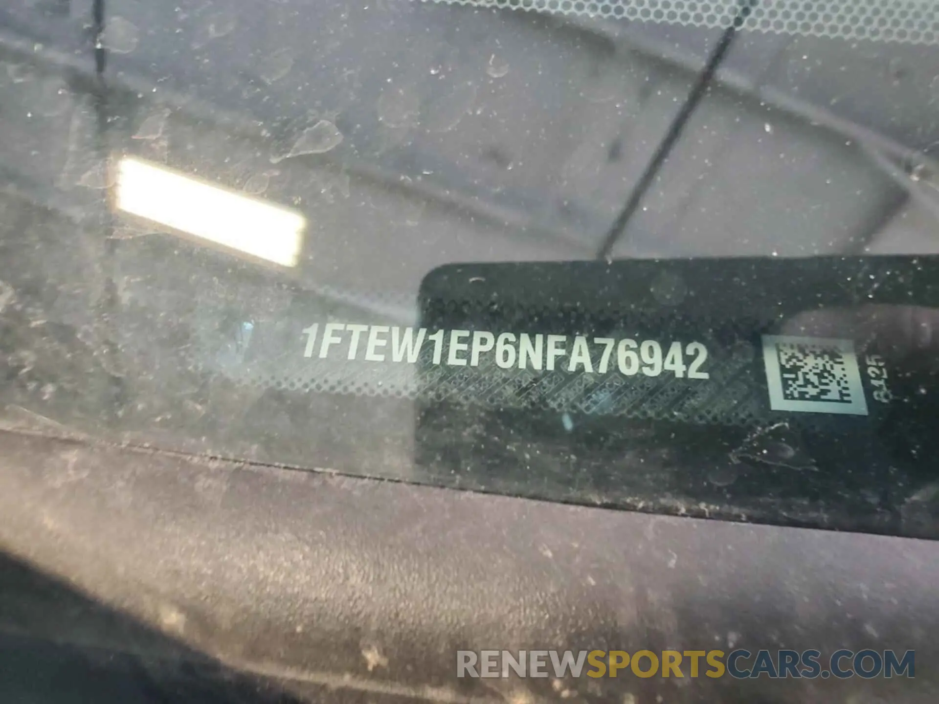 1 Photograph of a damaged car 1FTEW1EP6NFA76942 FORD F150 2022