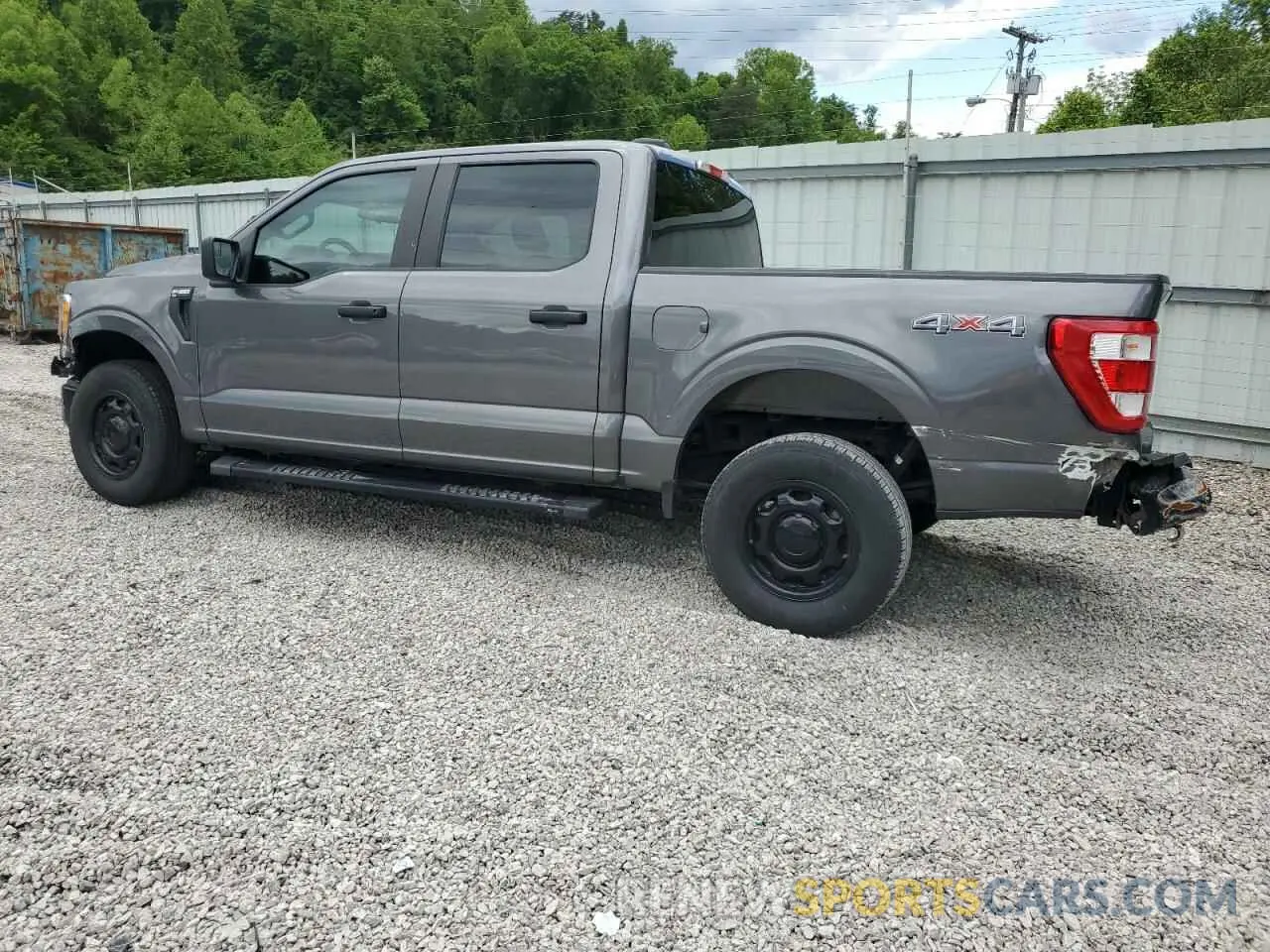 2 Photograph of a damaged car 1FTEW1EP9NKD36368 FORD F150 2022