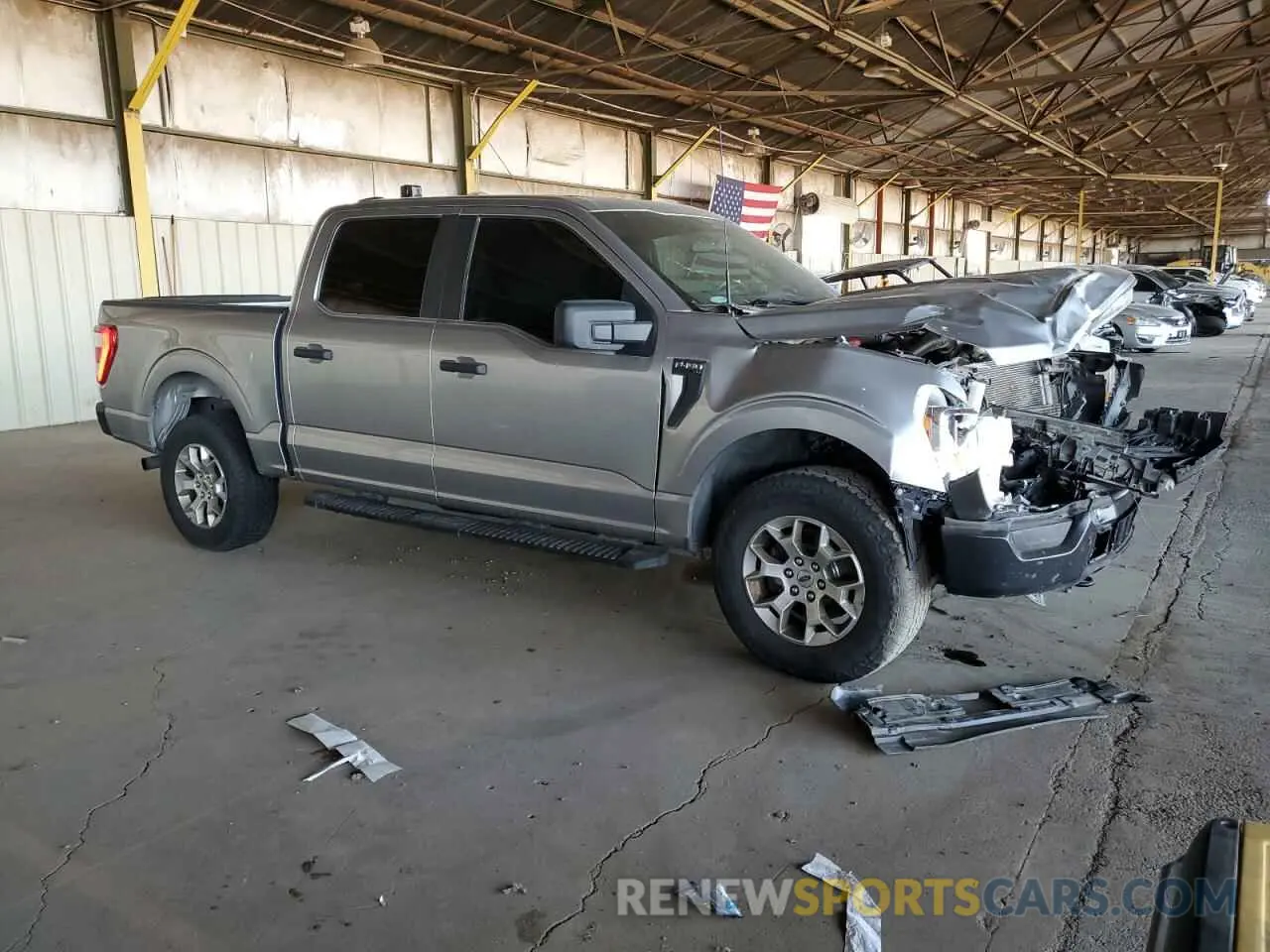 4 Photograph of a damaged car 1FTFW1P83NKE90049 FORD F150 2022