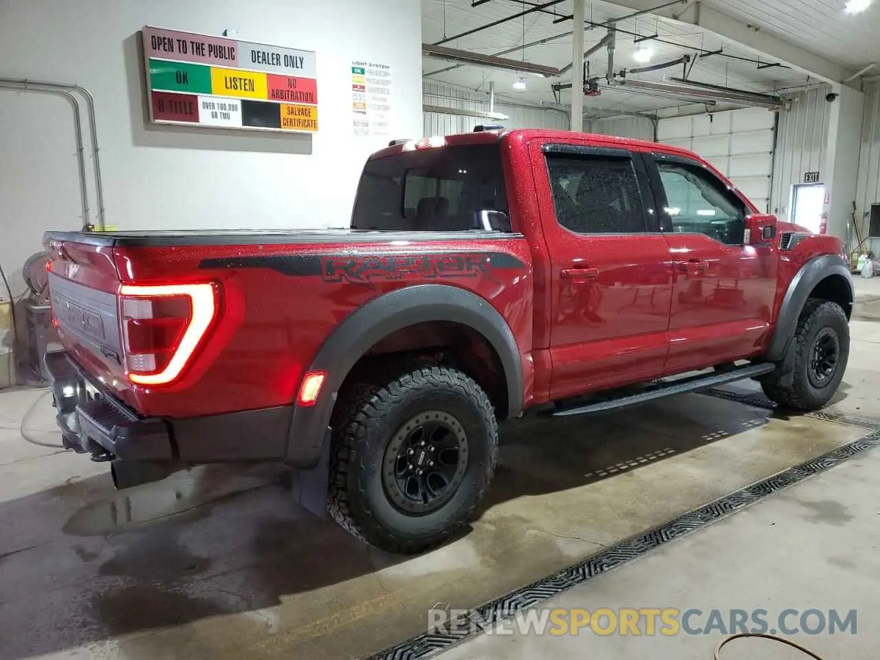 3 Photograph of a damaged car 1FTFW1RGXNFB97293 FORD F150 2022