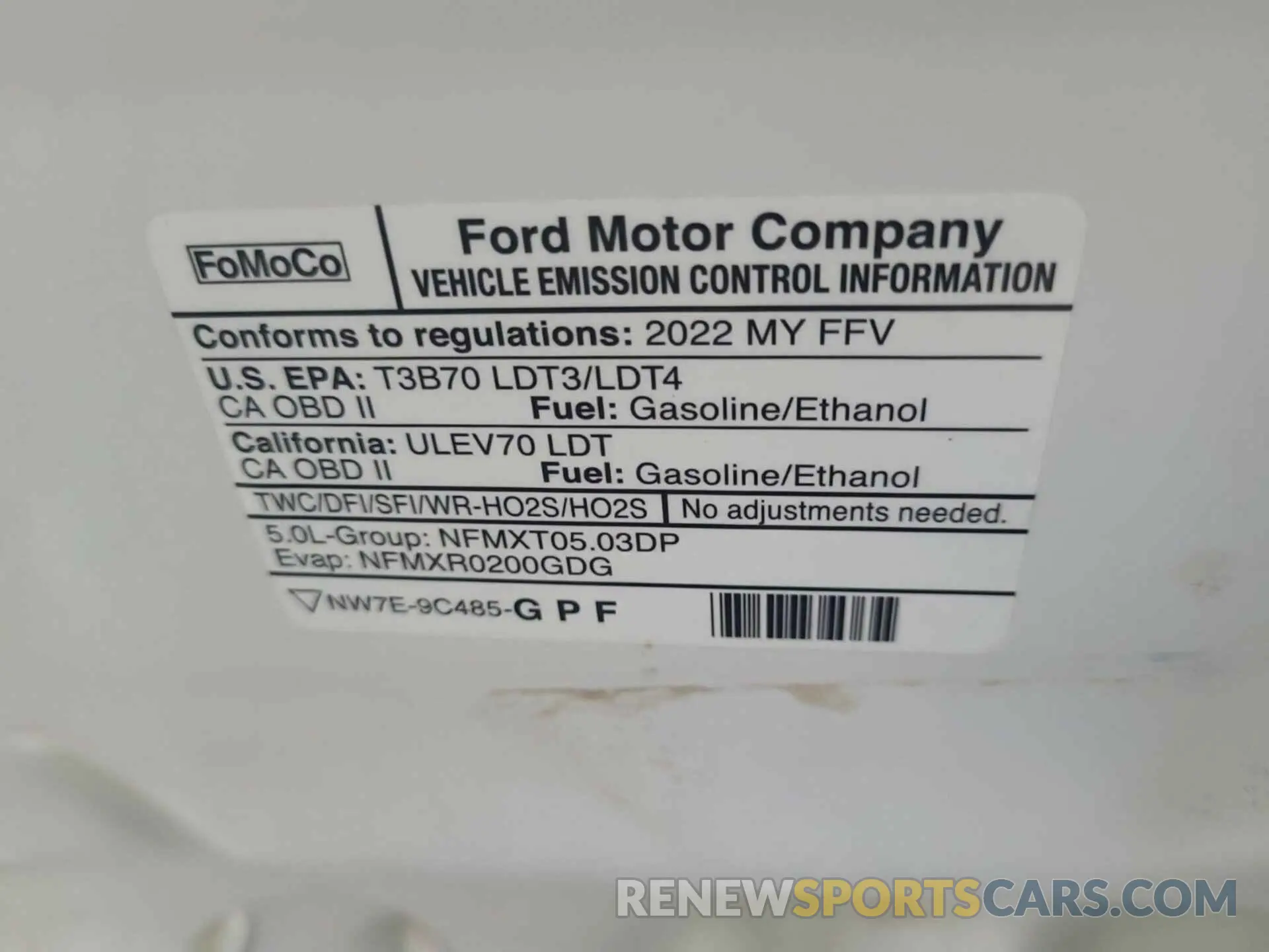 19 Photograph of a damaged car 1FTFX1E55NKD27957 FORD F150 2022