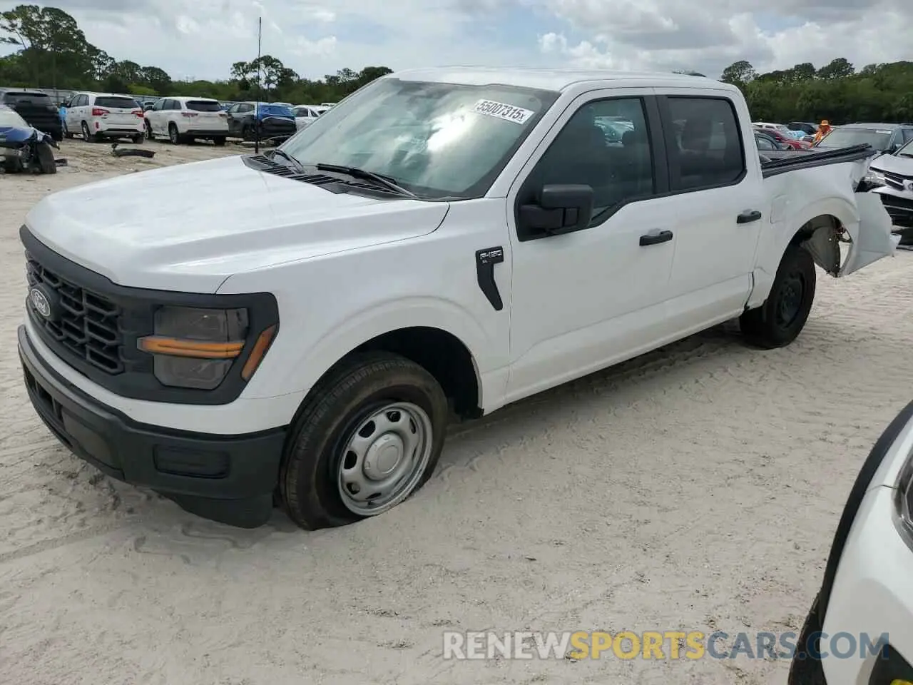 1 Photograph of a damaged car 1FTEW1KPXRKD74797 FORD F150 2024