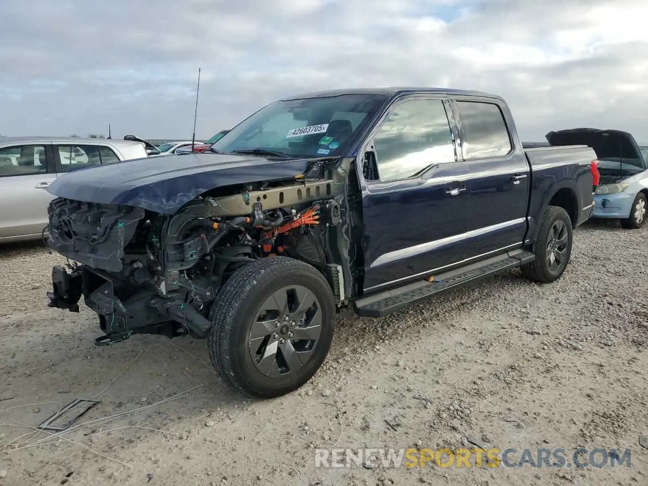 1 Photograph of a damaged car 1FTVW1EV7PWG28823 FORD F150 LIGHT 2023