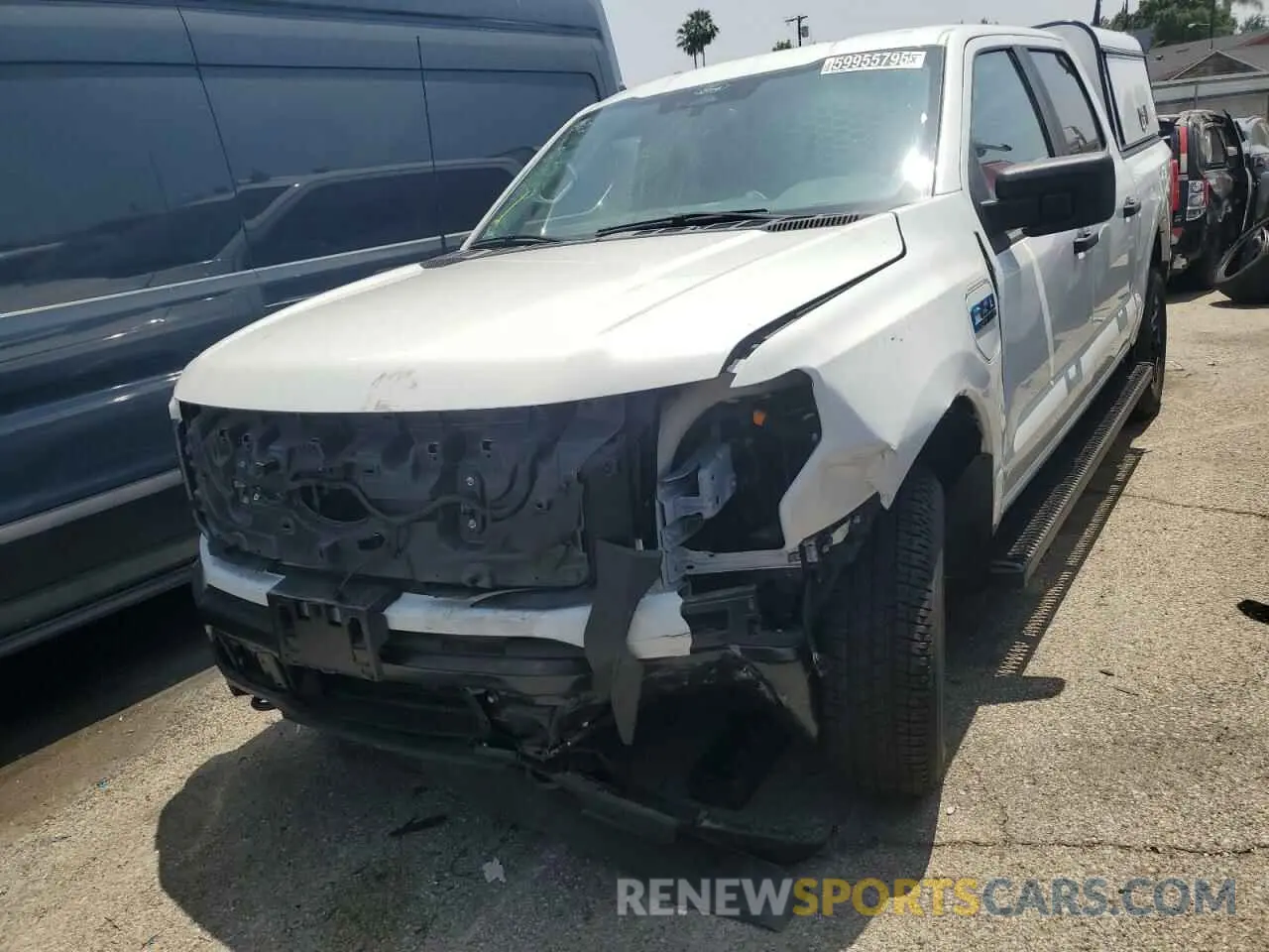 1 Photograph of a damaged car 1FT6W1B74RWG07733 FORD F150 LIGHT 2024