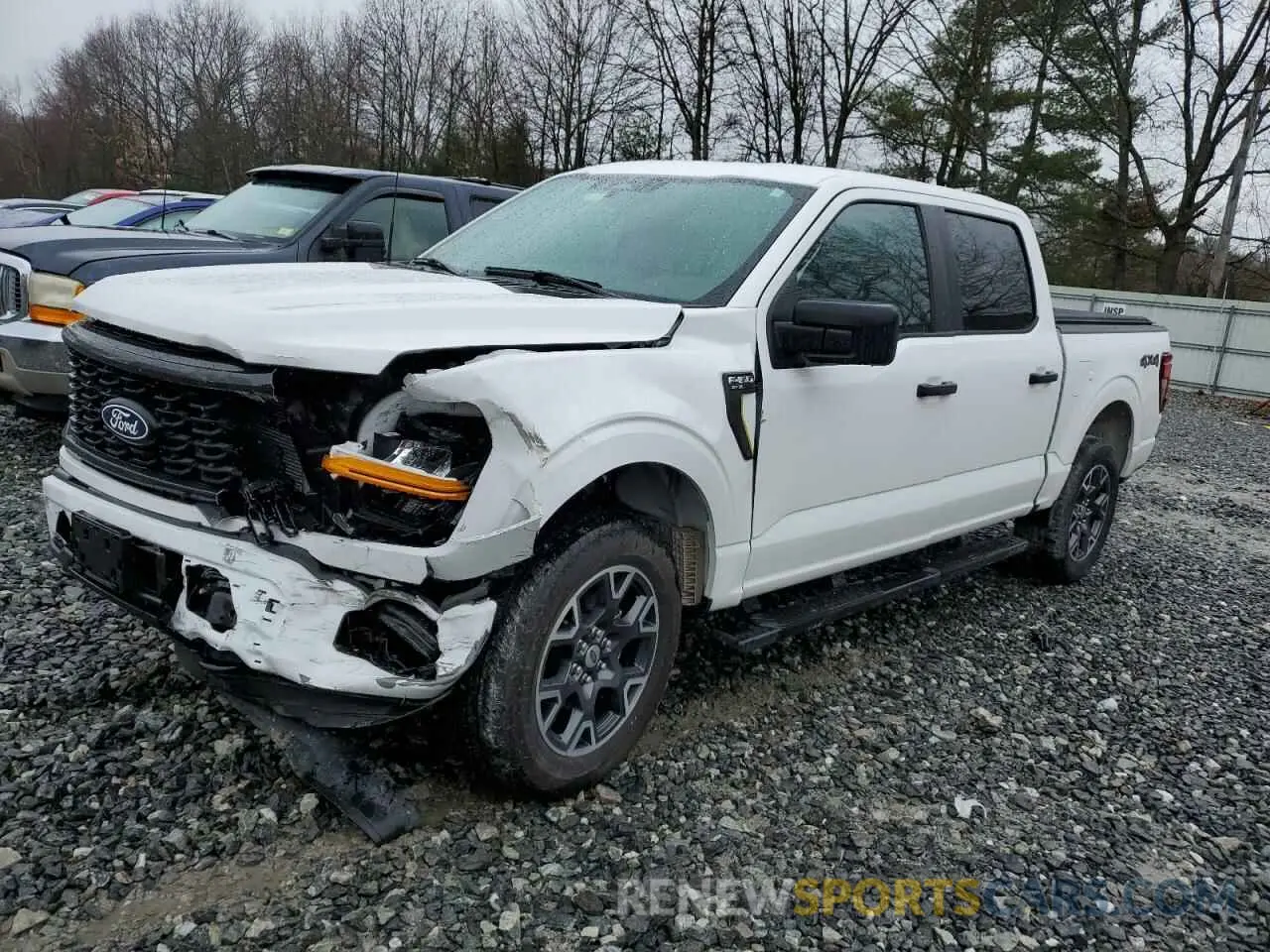 1 Photograph of a damaged car 1FTEW2LP0RKD27766 FORD F150 STX 2024