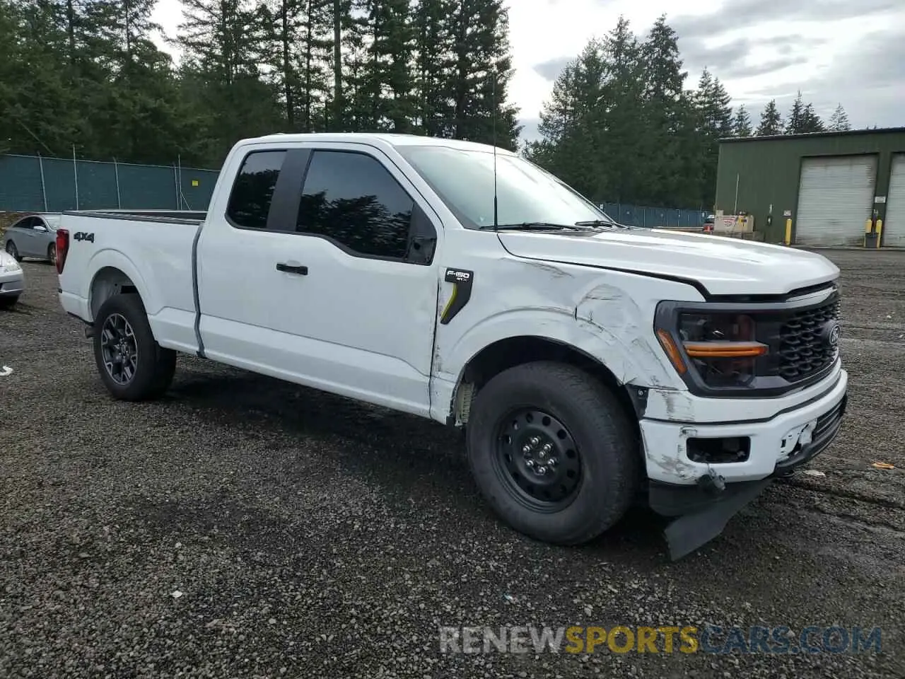 4 Photograph of a damaged car 1FTFX2L53RKD08080 FORD F150 STX 2024
