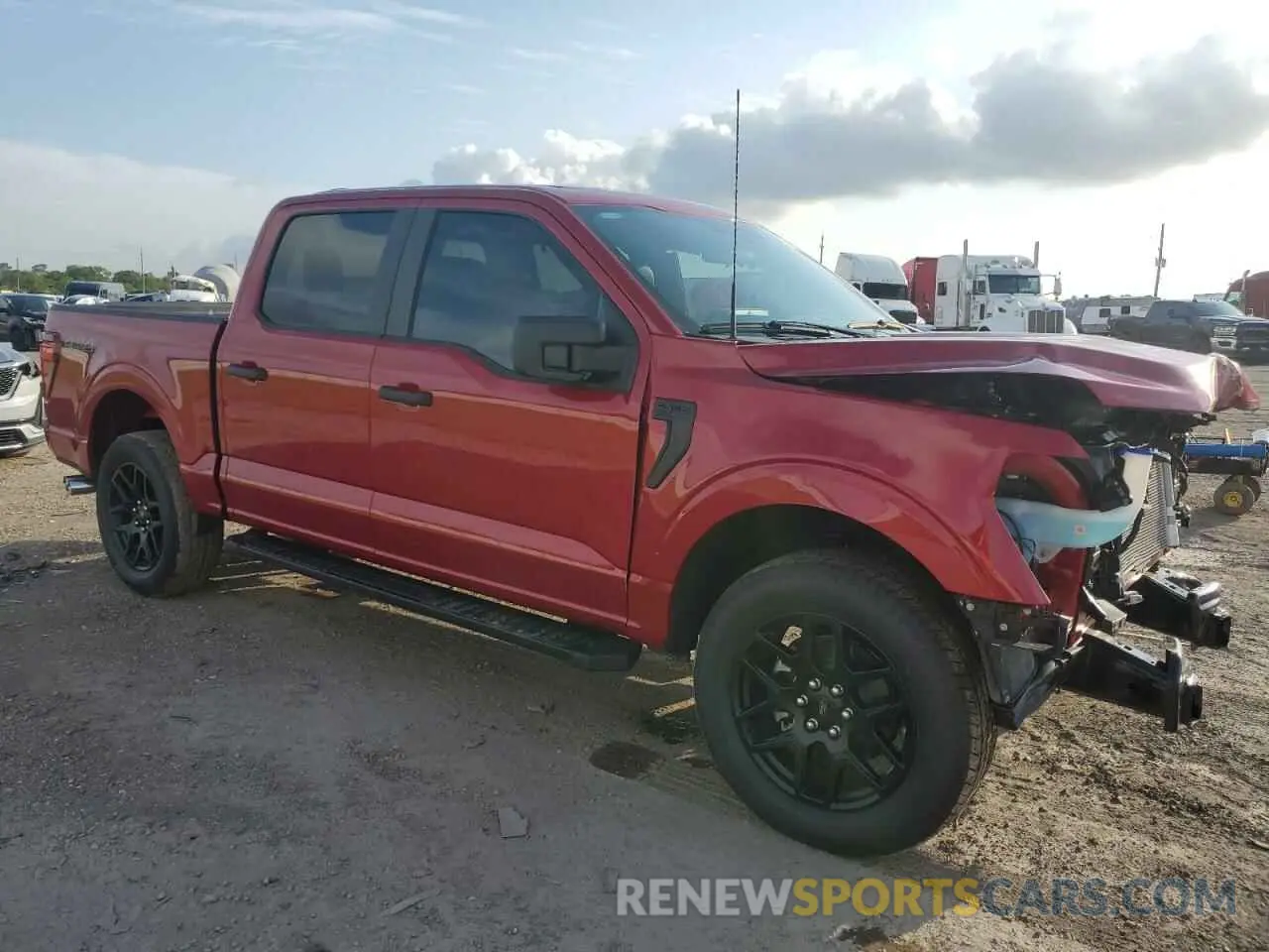 4 Photograph of a damaged car 1FTFW2L55SKD15296 FORD F150 STX 2025