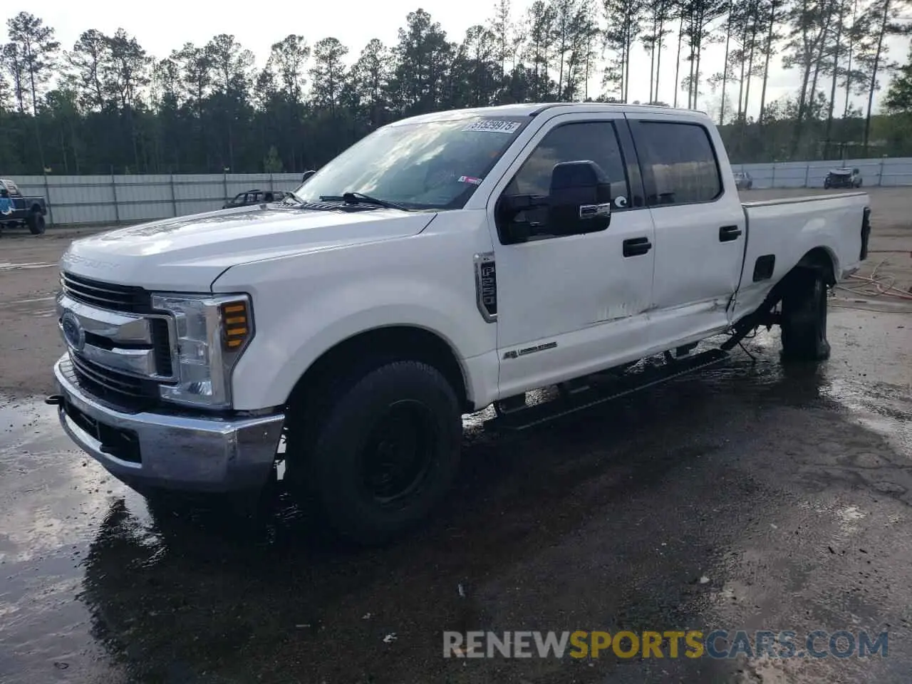 1 Photograph of a damaged car 1FT7W2AT6KEF87098 FORD F250 2019