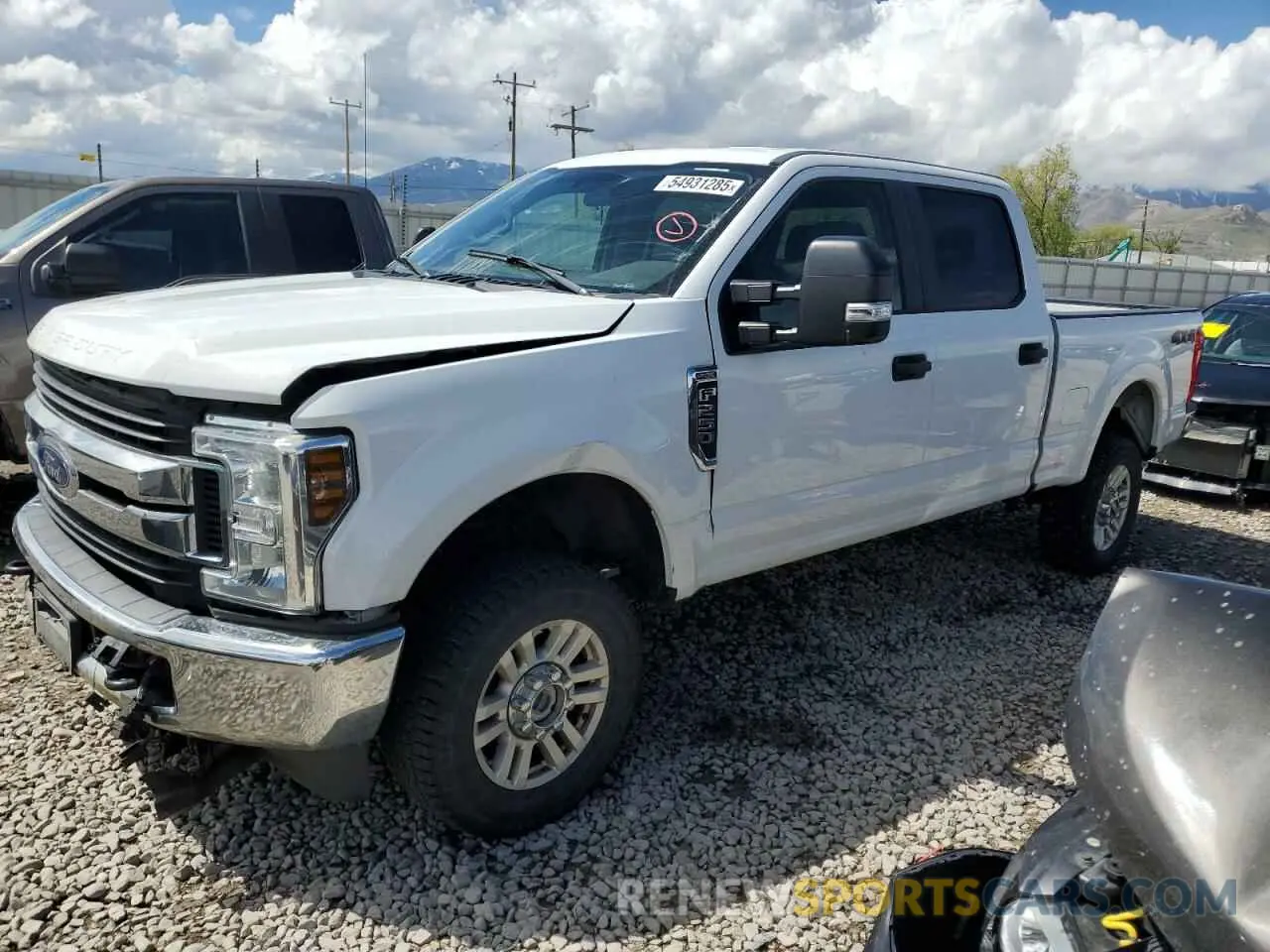 1 Photograph of a damaged car 1FT7W2B65KEF65232 FORD F250 2019