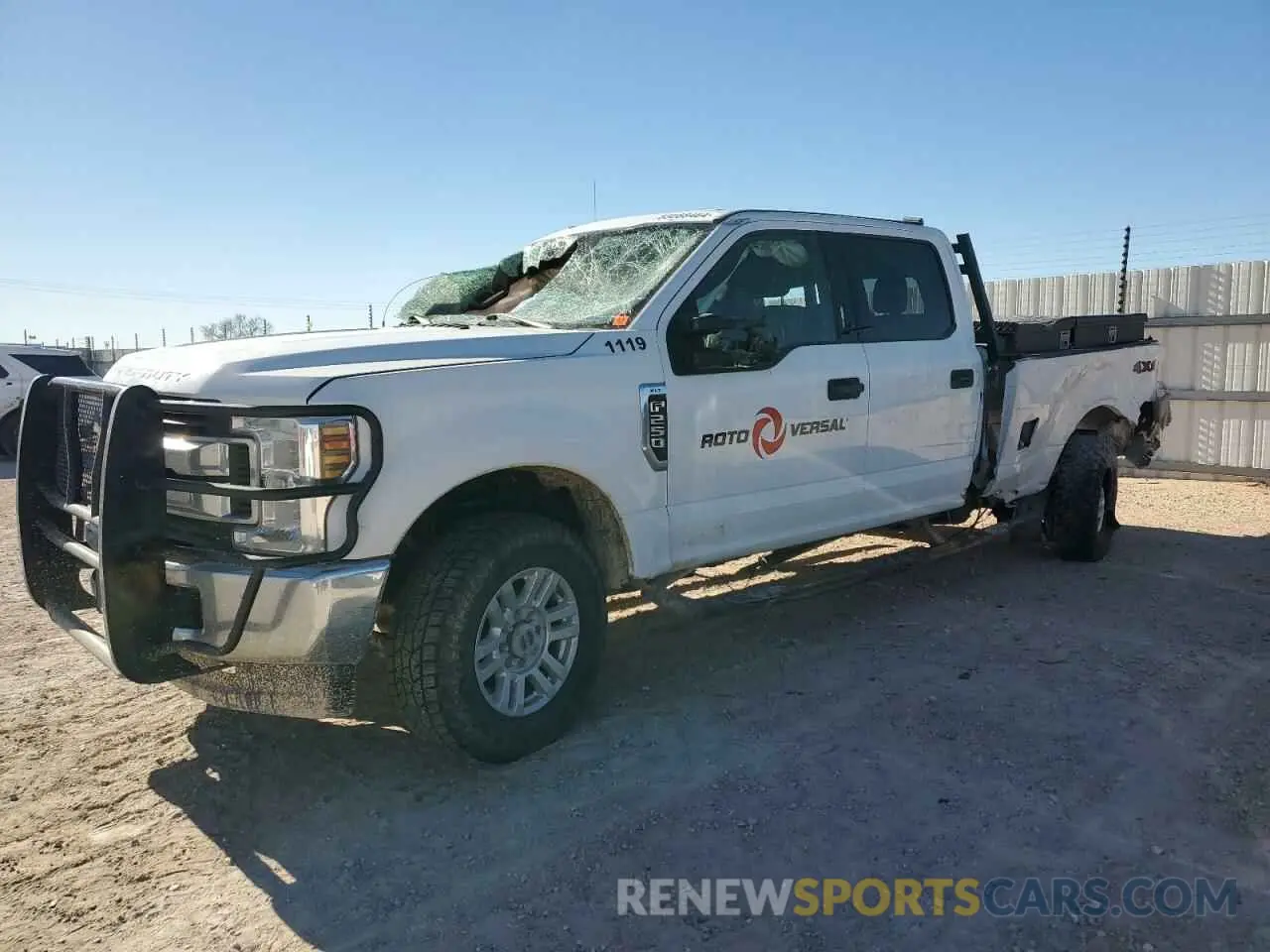 1 Photograph of a damaged car 1FT7W2B68KEE36305 FORD F250 2019