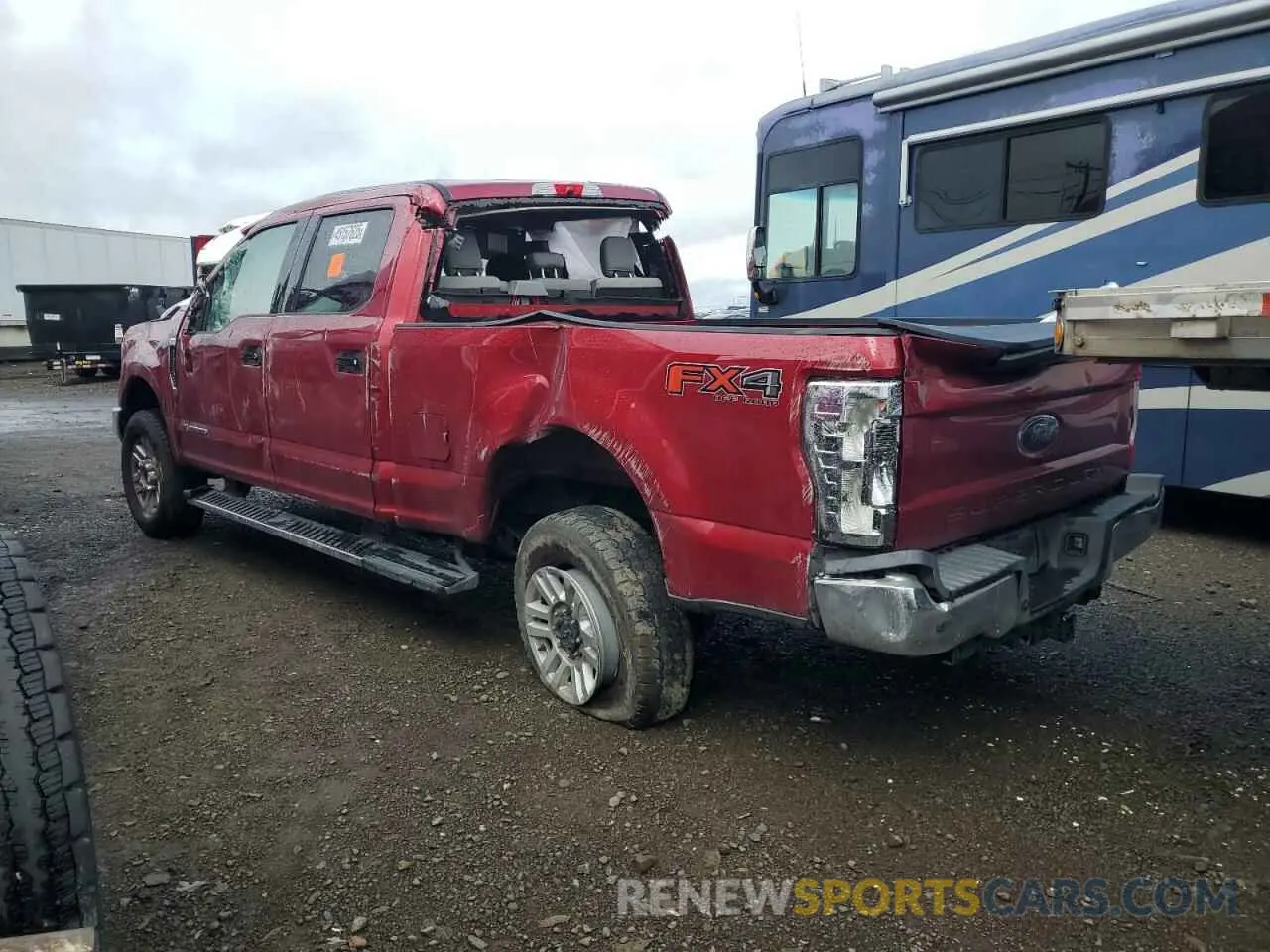 2 Photograph of a damaged car 1FT7W2BT0KED94377 FORD F250 2019
