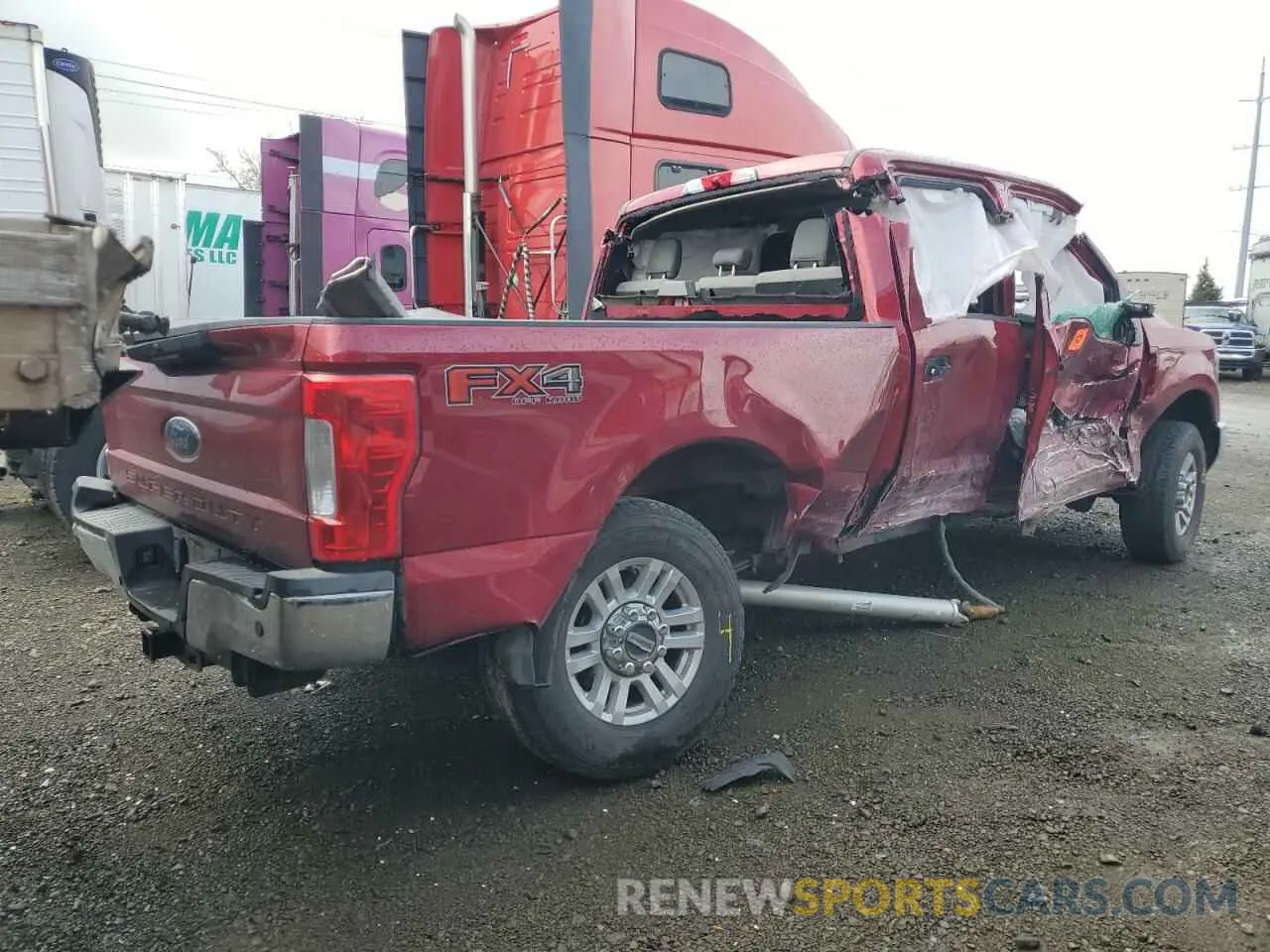 3 Photograph of a damaged car 1FT7W2BT0KED94377 FORD F250 2019