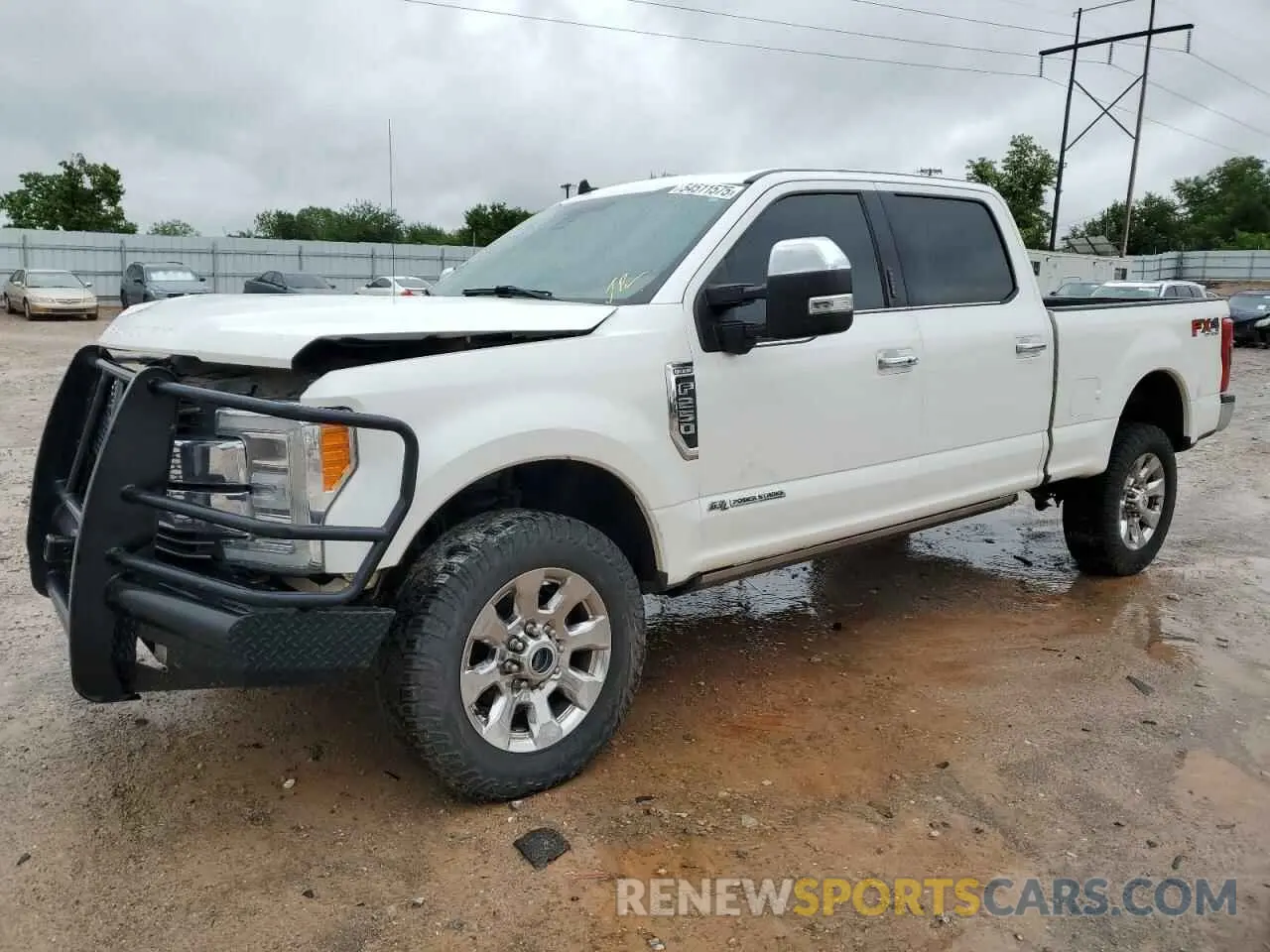 1 Photograph of a damaged car 1FT7W2BT1KEC07230 FORD F250 2019