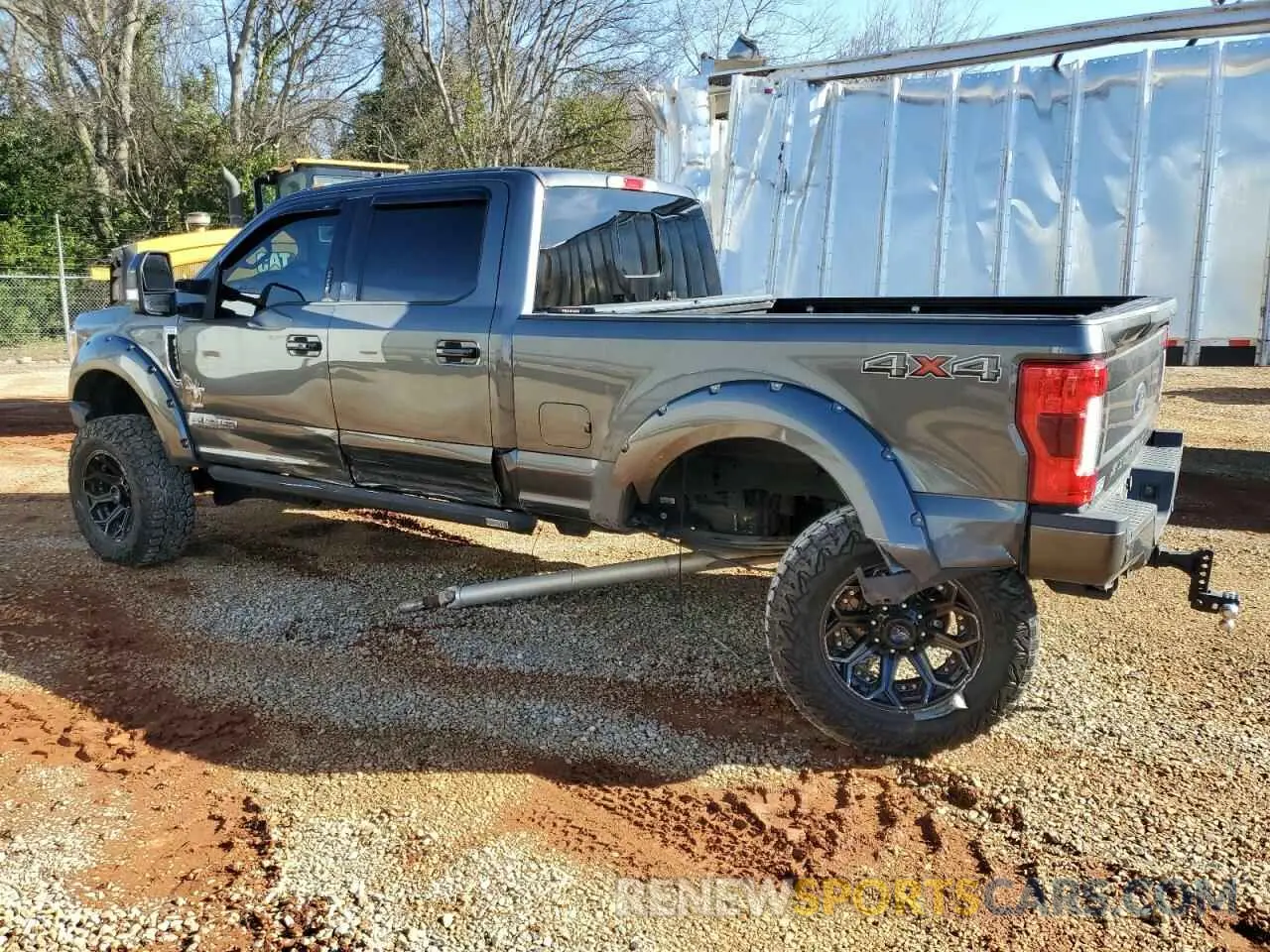 2 Photograph of a damaged car 1FT7W2BT1KEC16543 FORD F250 2019