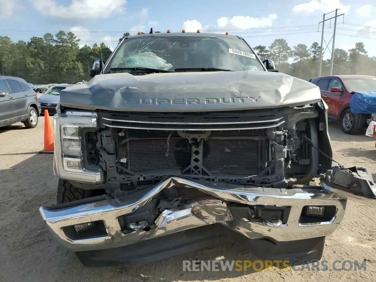 5 Photograph of a damaged car 1FT7W2BT3KEC53769 FORD F250 2019