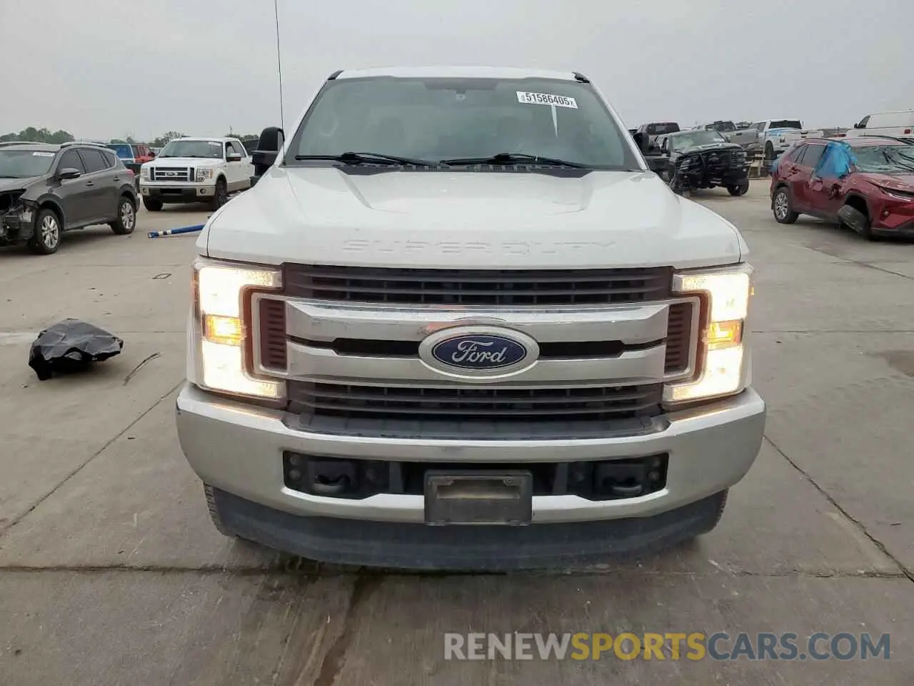 5 Photograph of a damaged car 1FT7W2BT3KED53855 FORD F250 2019