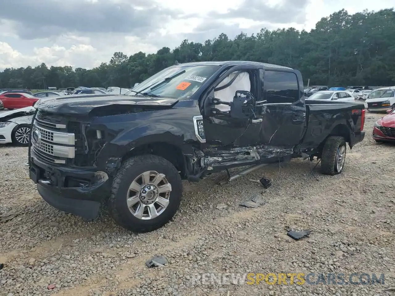 1 Photograph of a damaged car 1FT7W2BT4KEC57796 FORD F250 2019