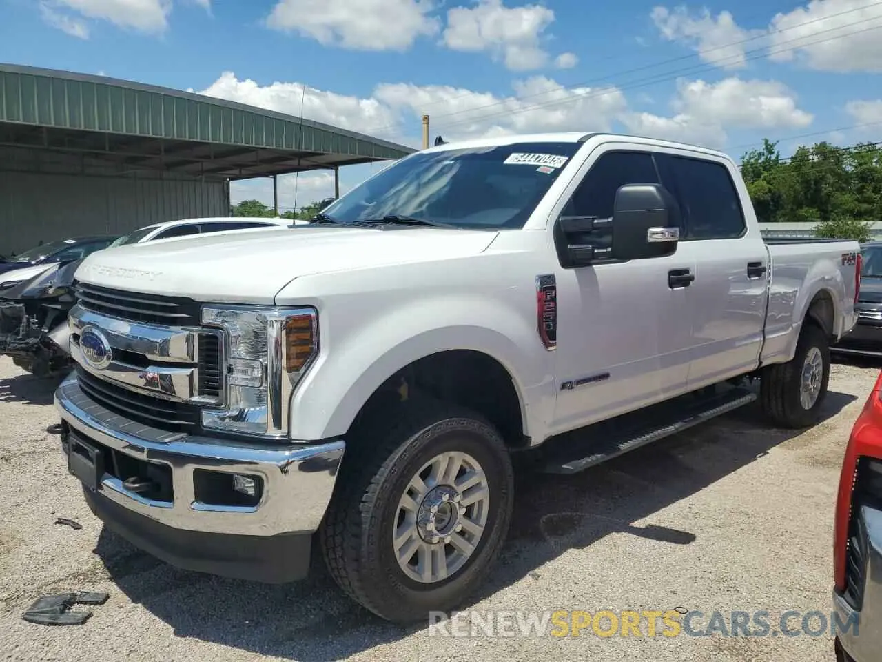 1 Photograph of a damaged car 1FT7W2BT4KEE23041 FORD F250 2019