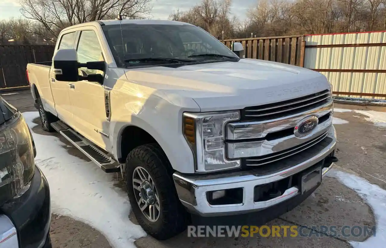 1 Photograph of a damaged car 1FT7W2BT4KEG54943 FORD F250 2019