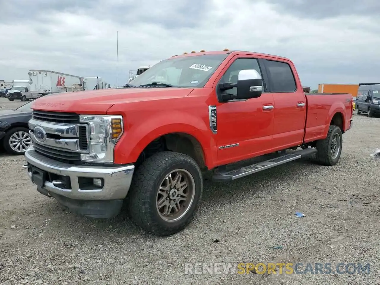 1 Photograph of a damaged car 1FT7W2BT6KED81780 FORD F250 2019