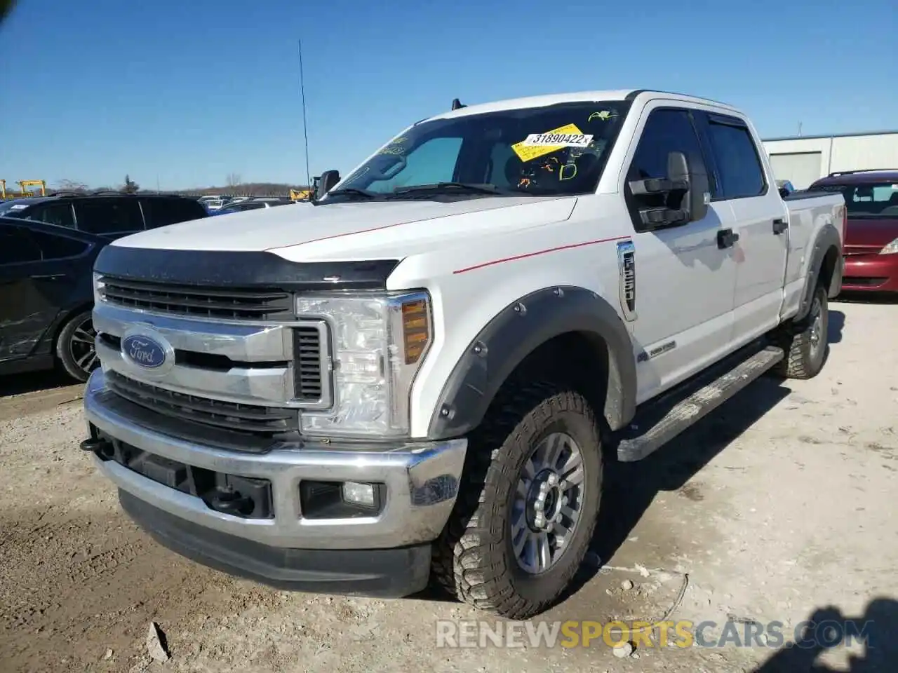 2 Photograph of a damaged car 1FT7W2BT6KEE06287 FORD F250 2019