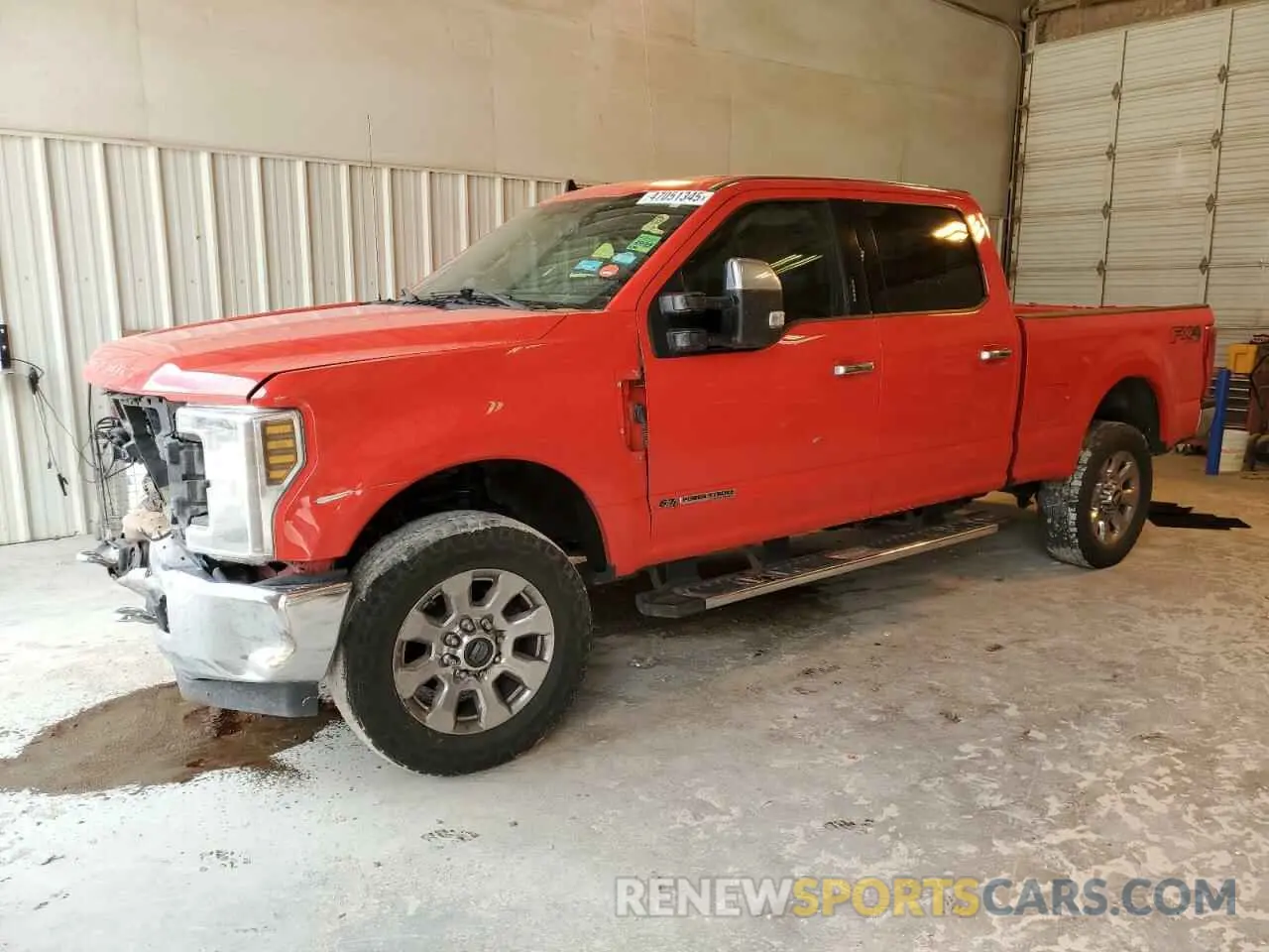 1 Photograph of a damaged car 1FT7W2BT9KEC06567 FORD F250 2019
