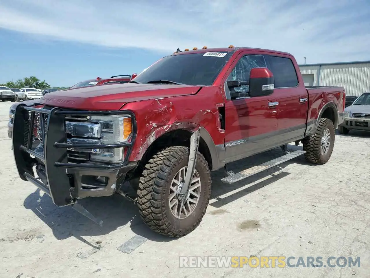 1 Photograph of a damaged car 1FT7W2BT9KEC76957 FORD F250 2019