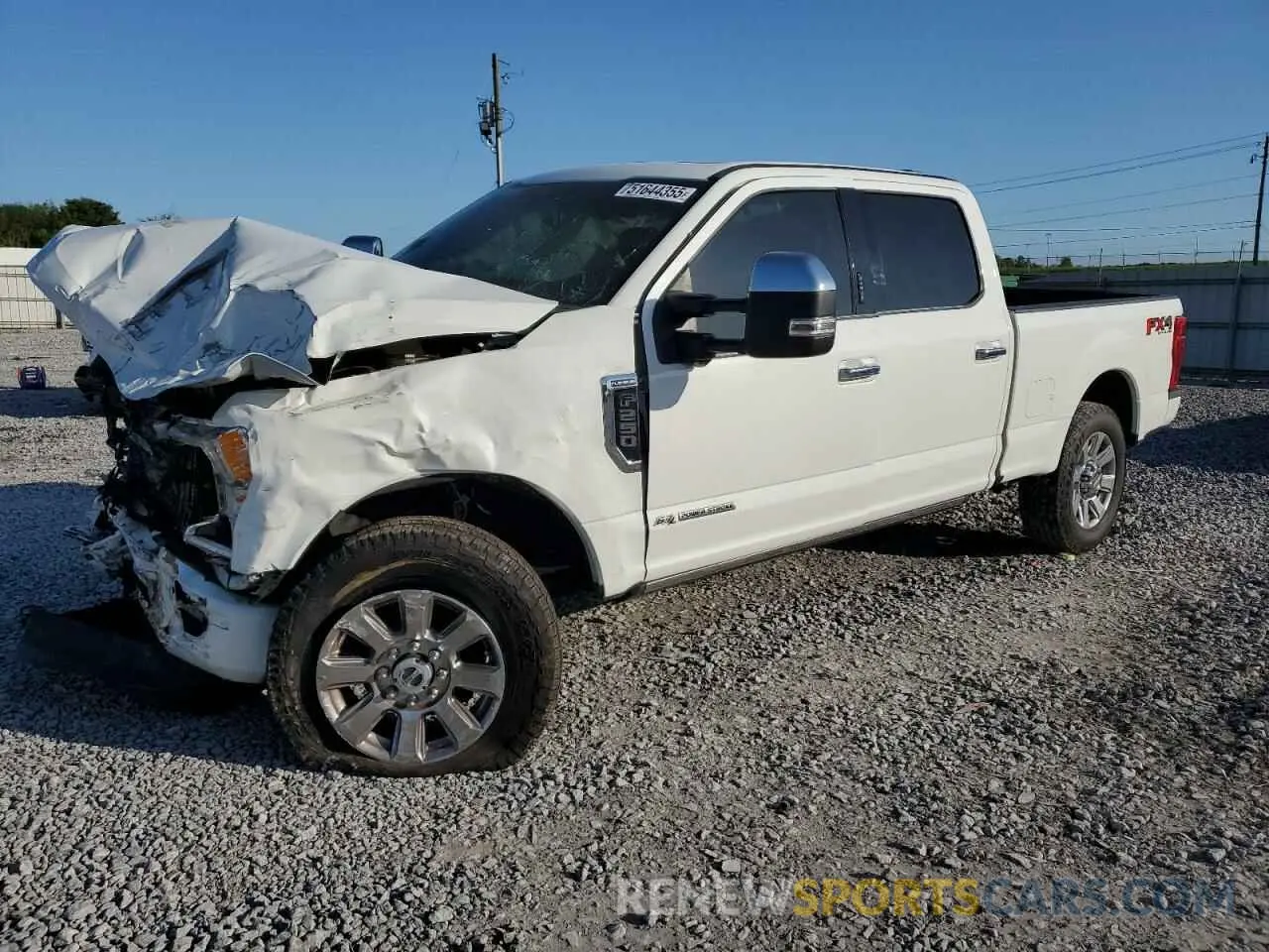 1 Photograph of a damaged car 1FT7W2BT0LED45102 FORD F250 2020