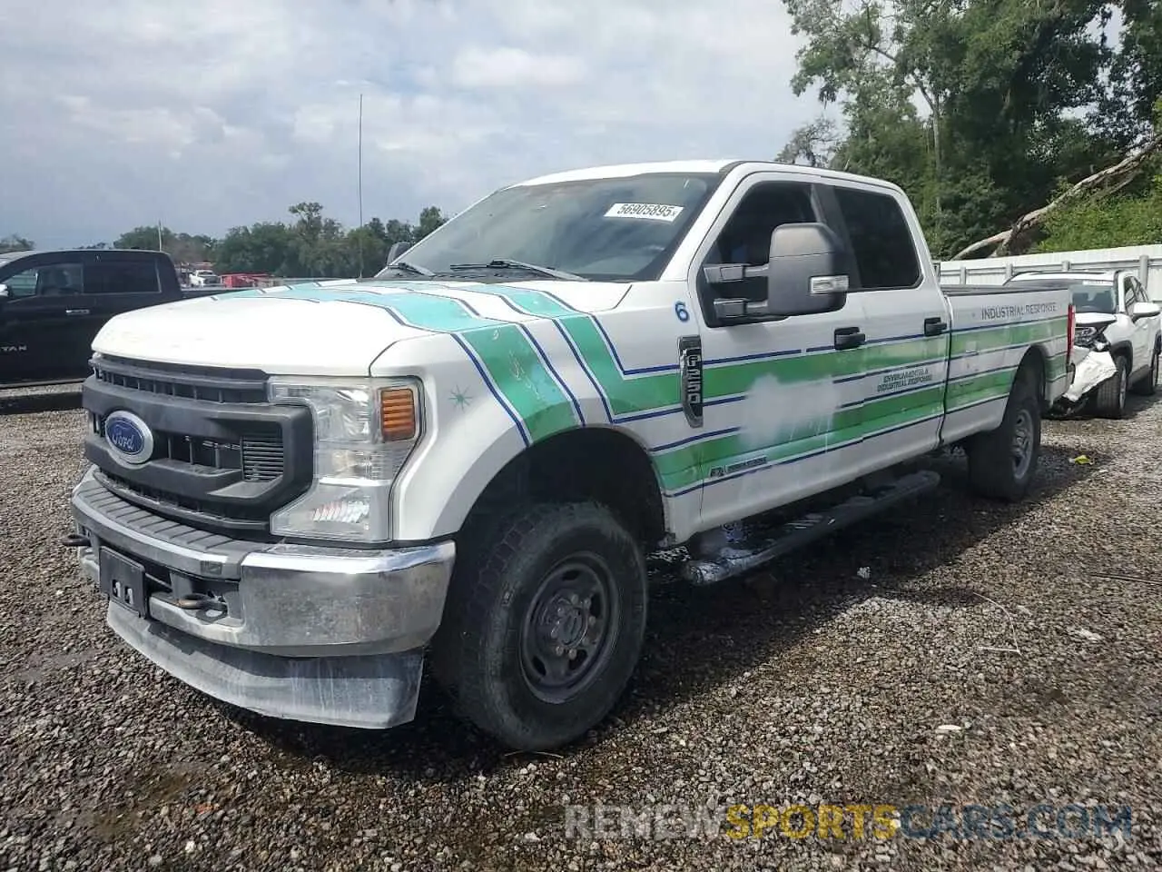 1 Photograph of a damaged car 1FT7W2BT4LED53378 FORD F250 2020