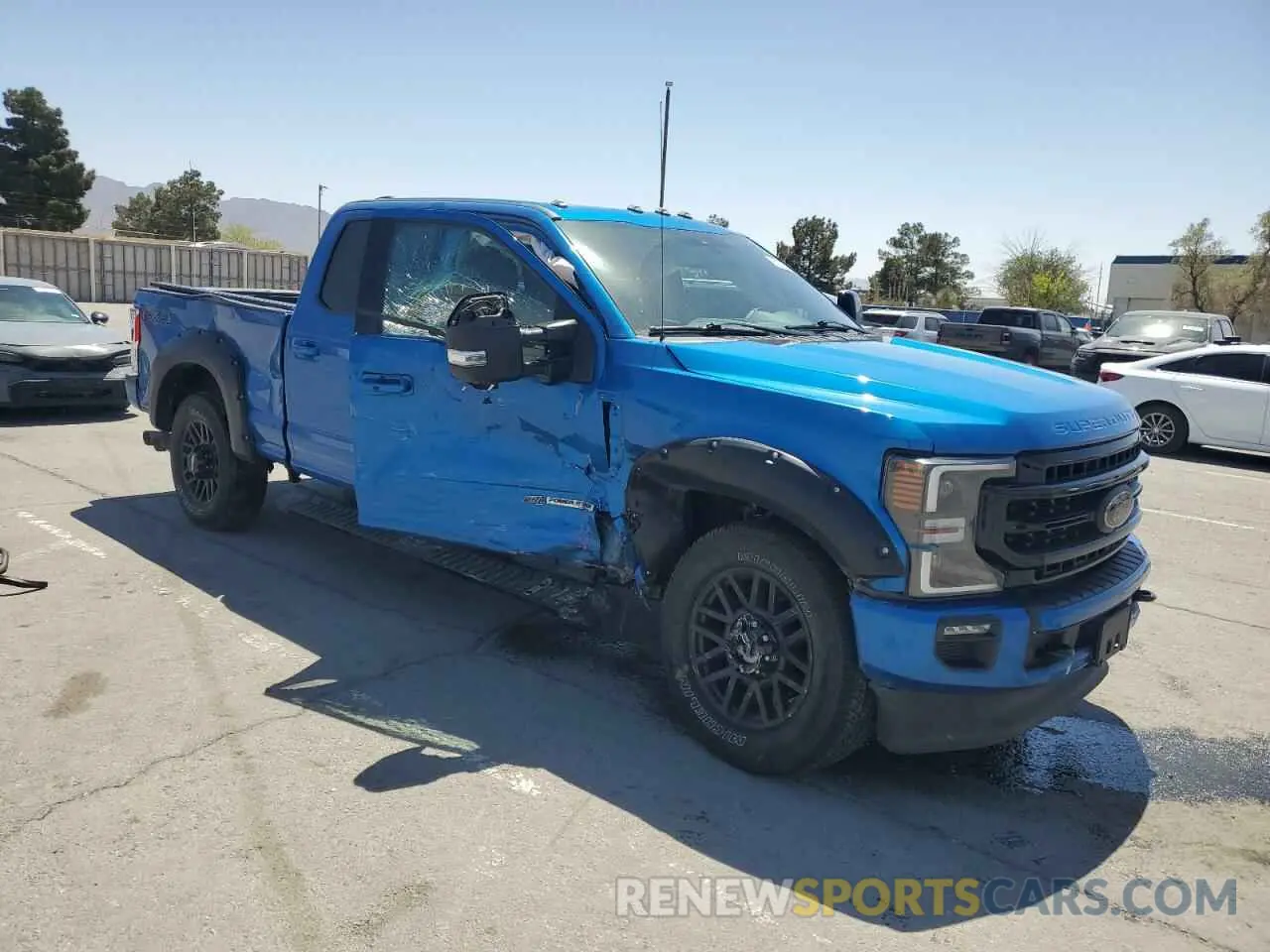 4 Photograph of a damaged car 1FT7W2BT7LED44190 FORD F250 2020