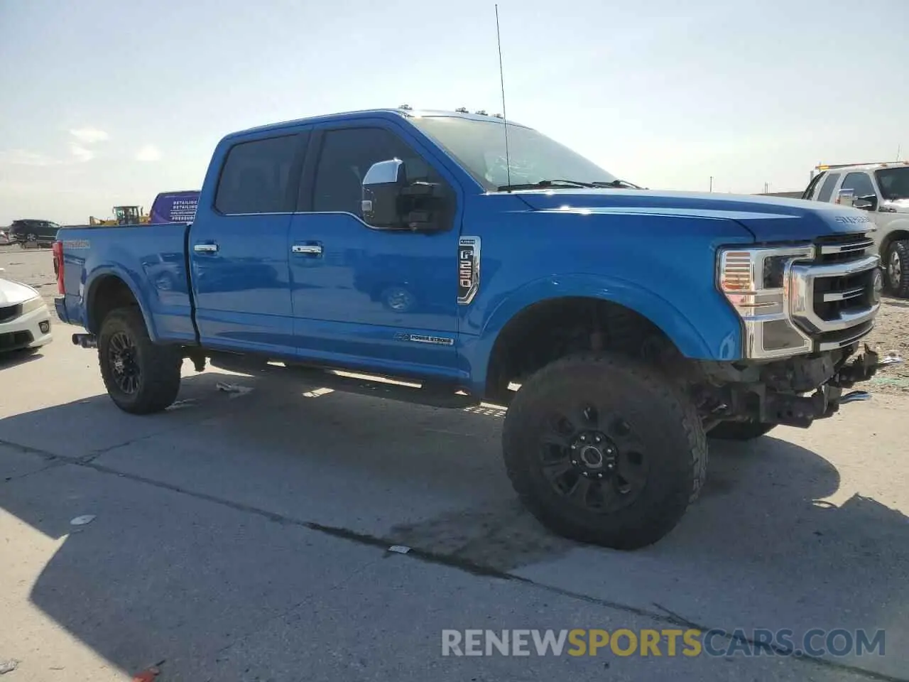 4 Photograph of a damaged car 1FT8W2BT3LED54672 FORD F250 2020