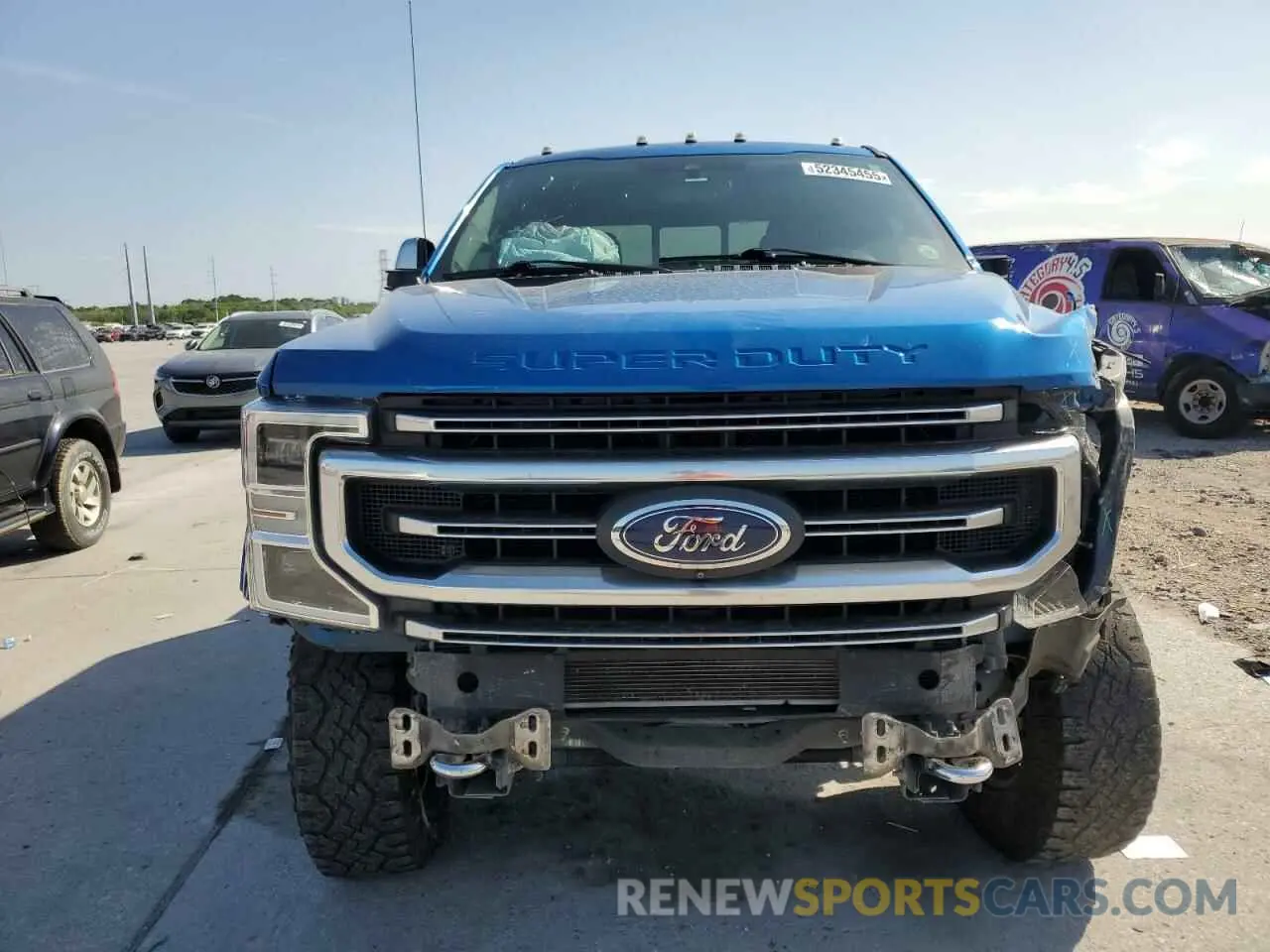 5 Photograph of a damaged car 1FT8W2BT3LED54672 FORD F250 2020