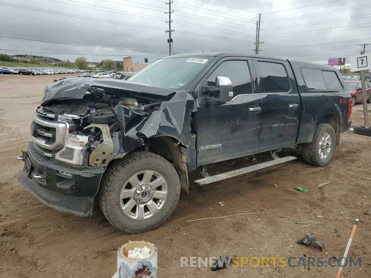1 Photograph of a damaged car 1FT8W2BT7LEE77472 FORD F250 2020