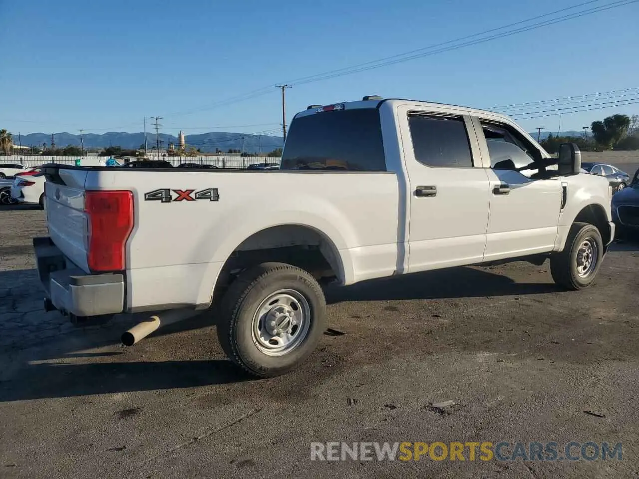 3 Photograph of a damaged car 1FT7W2B64MEC54006 FORD F250 2021