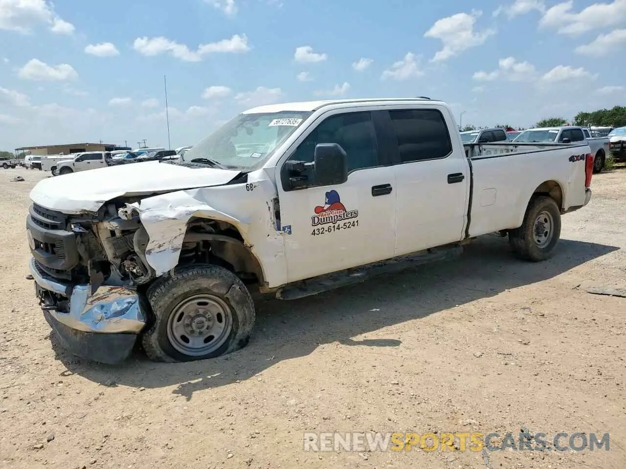 1 Photograph of a damaged car 1FT7W2B69MEC89060 FORD F250 2021
