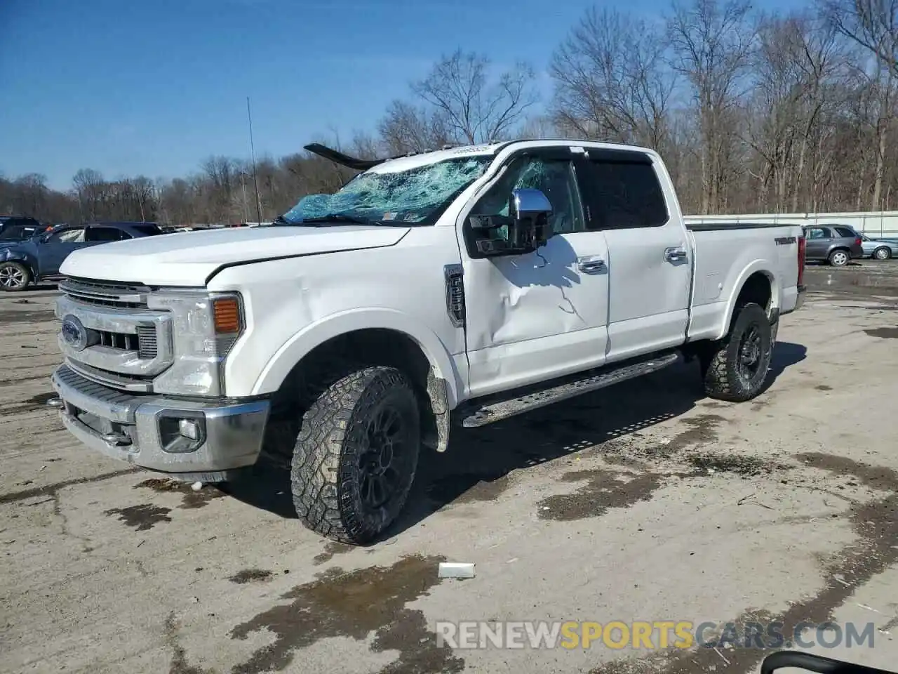 1 Photograph of a damaged car 1FT7W2BN6MEC58310 FORD F250 2021