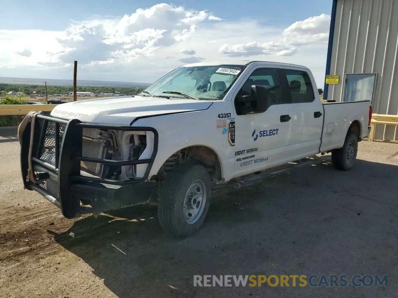1 Photograph of a damaged car 1FT7W2BT0MED13994 FORD F250 2021