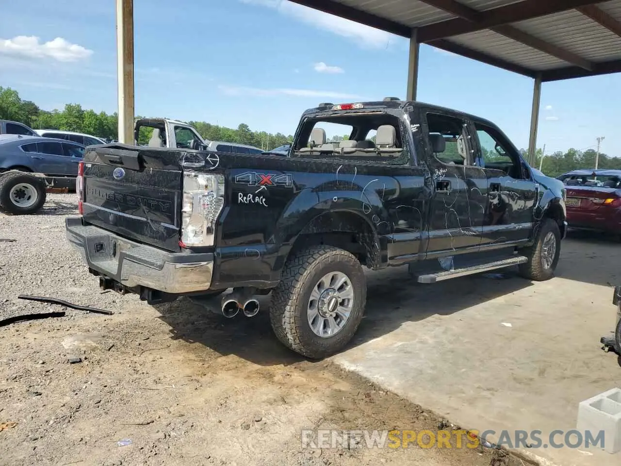 3 Photograph of a damaged car 1FT7W2BT4MEC45571 FORD F250 2021