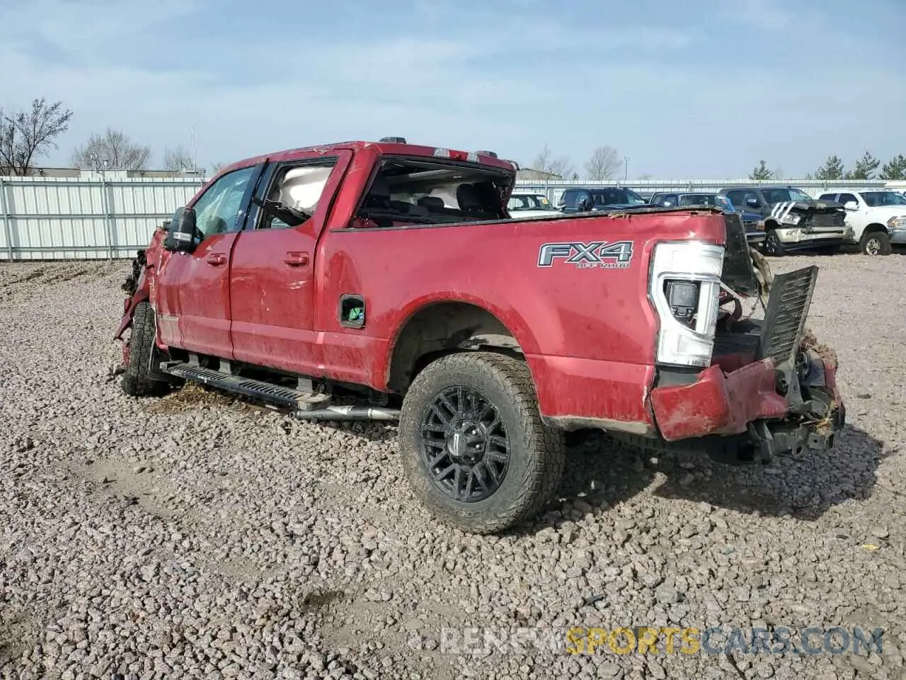 2 Photograph of a damaged car 1FT7W2BT6MED35031 FORD F250 2021