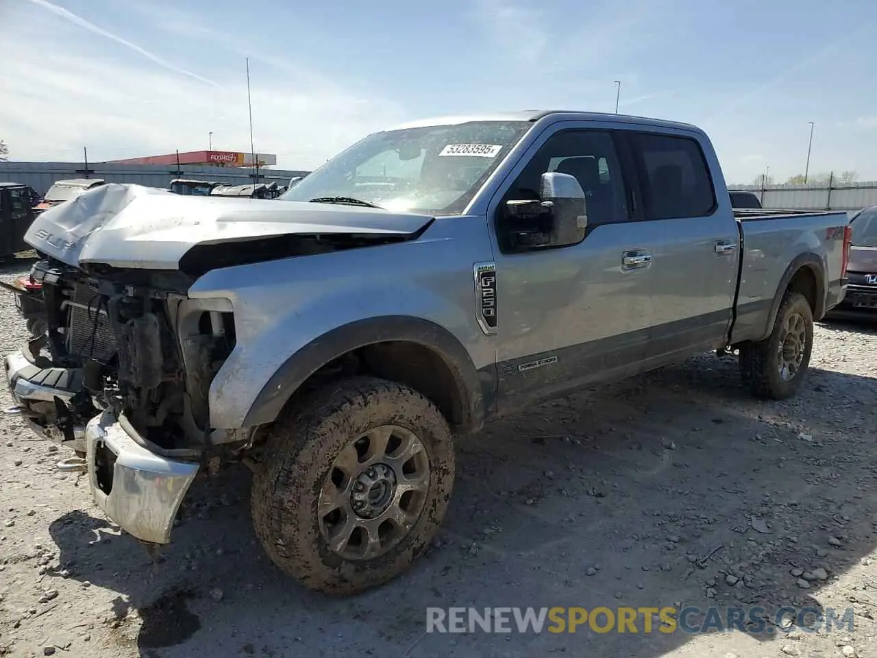 1 Photograph of a damaged car 1FT8W2BT3MED54740 FORD F250 2021