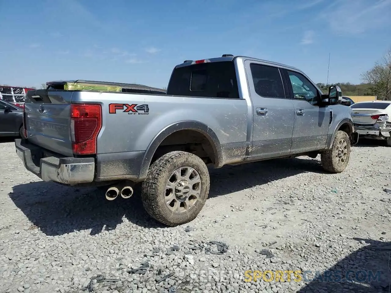 3 Photograph of a damaged car 1FT8W2BT3MED54740 FORD F250 2021