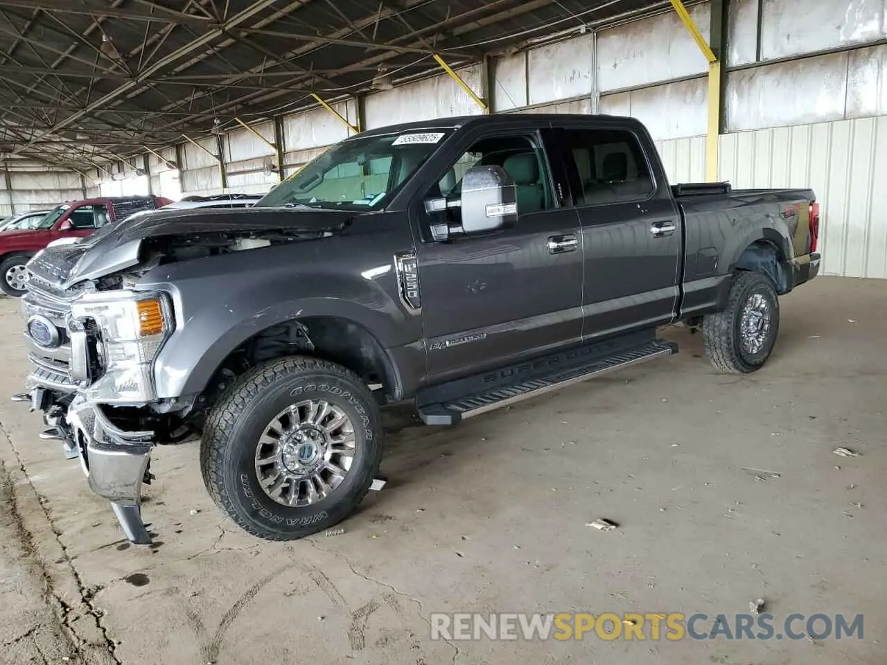 1 Photograph of a damaged car 1FT8W2BT4MEC49172 FORD F250 2021