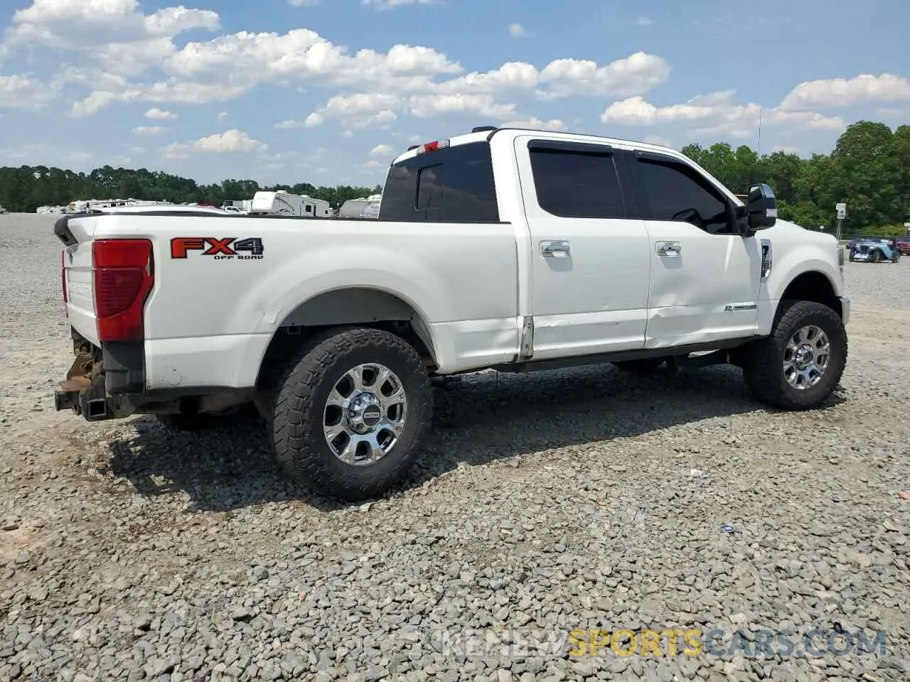 3 Photograph of a damaged car 1FT8W2BTXMEC41464 FORD F250 2021