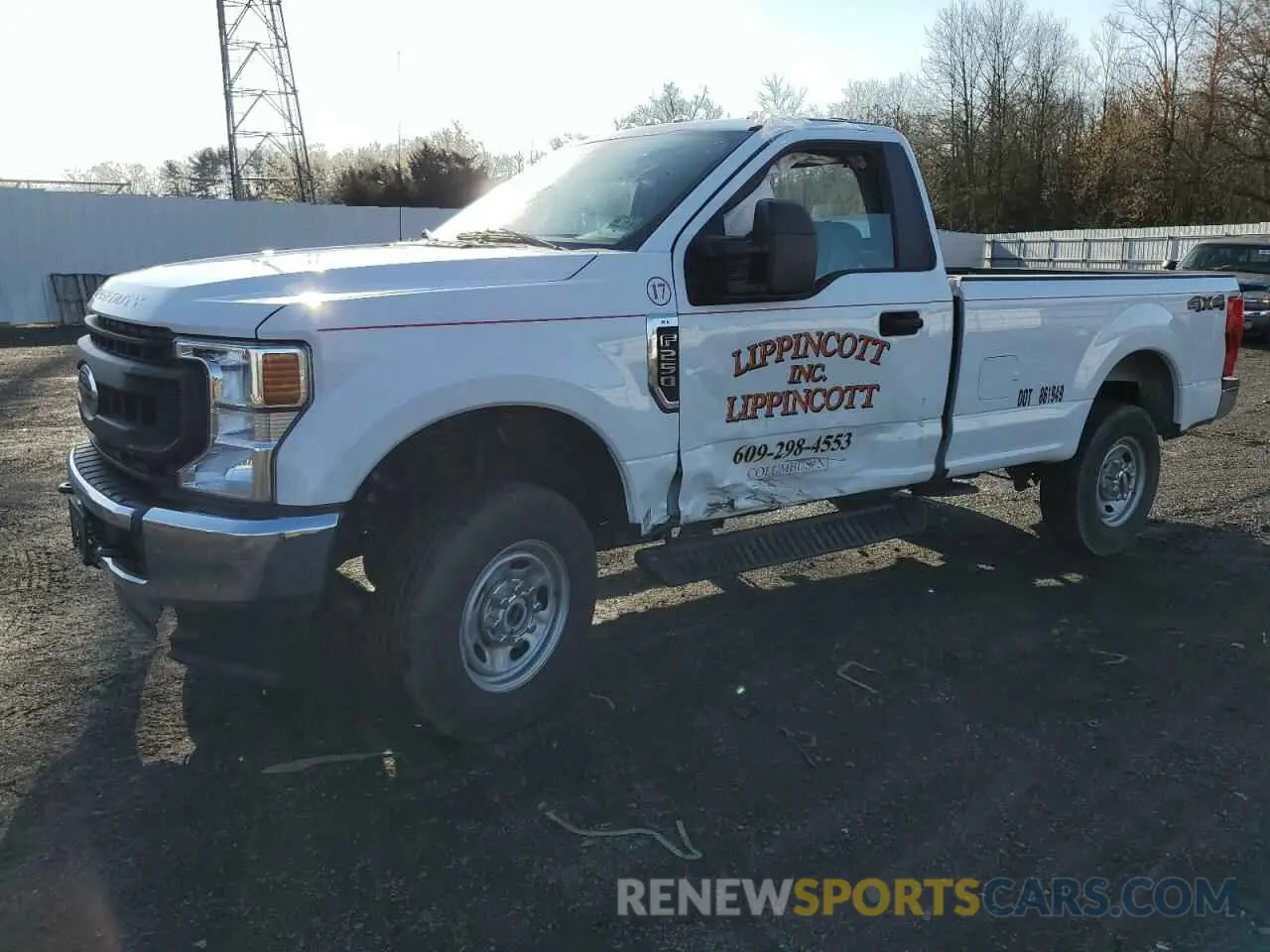 1 Photograph of a damaged car 1FTBF2B69MEC28981 FORD F250 2021